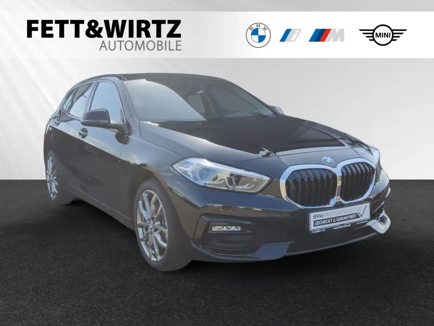 BMW 120 i LR 279,- br.o.Anz.24 Mon. / 5' Km p.A. Schwarz - 1