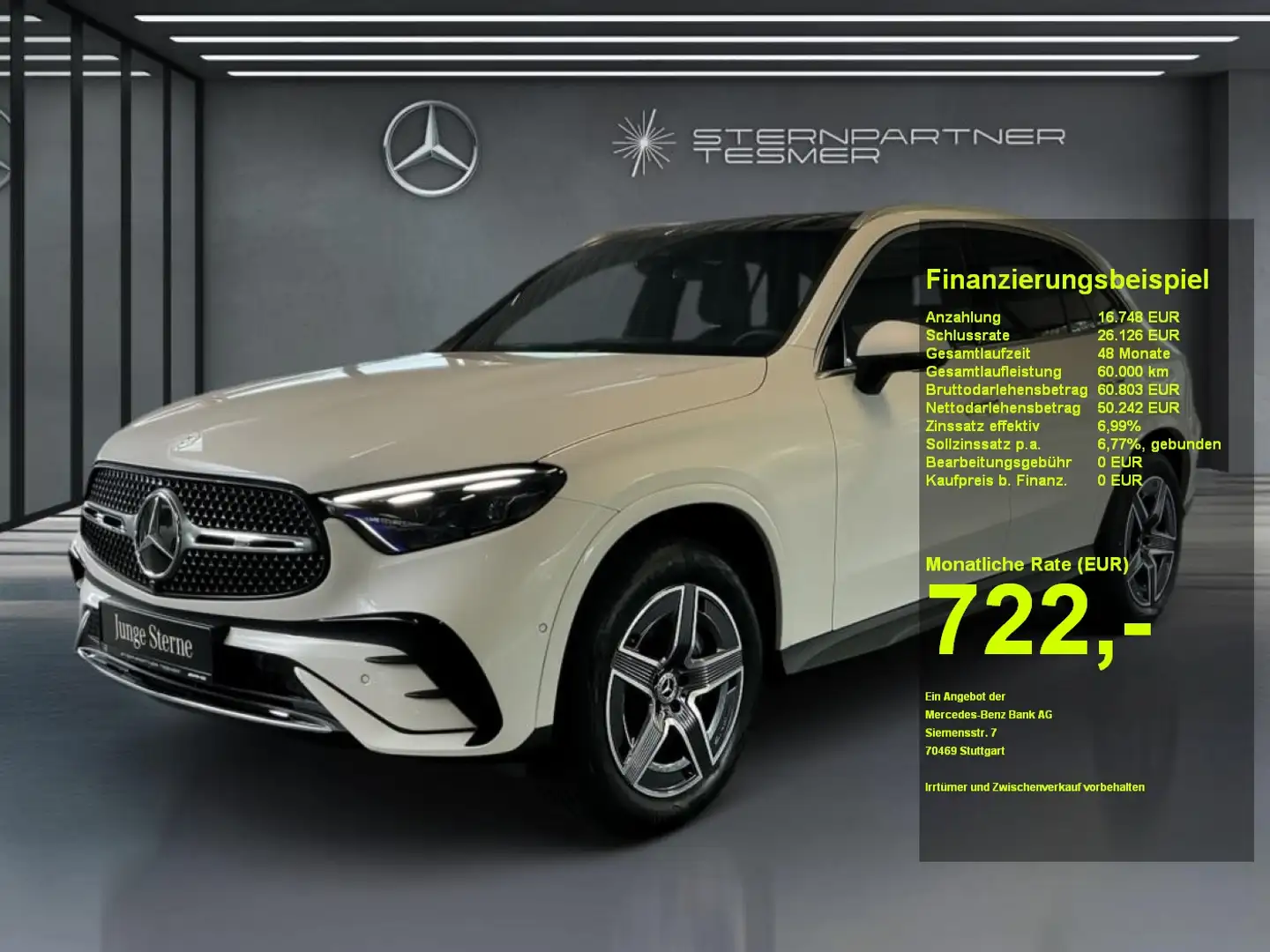 Mercedes-Benz GLC 400 e 4M AMG HUD Burm. Digit.Li. Panor. 360° Weiß - 1