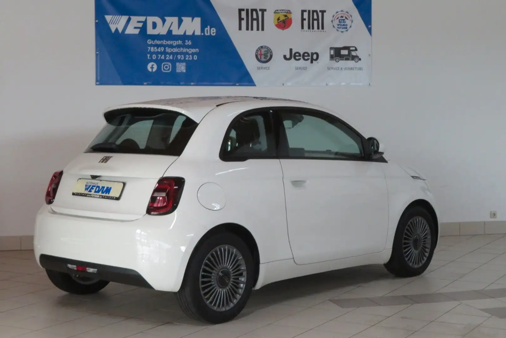 Fiat 500e ICON 118PS *Glasdach,NAVI* Blanc - 2