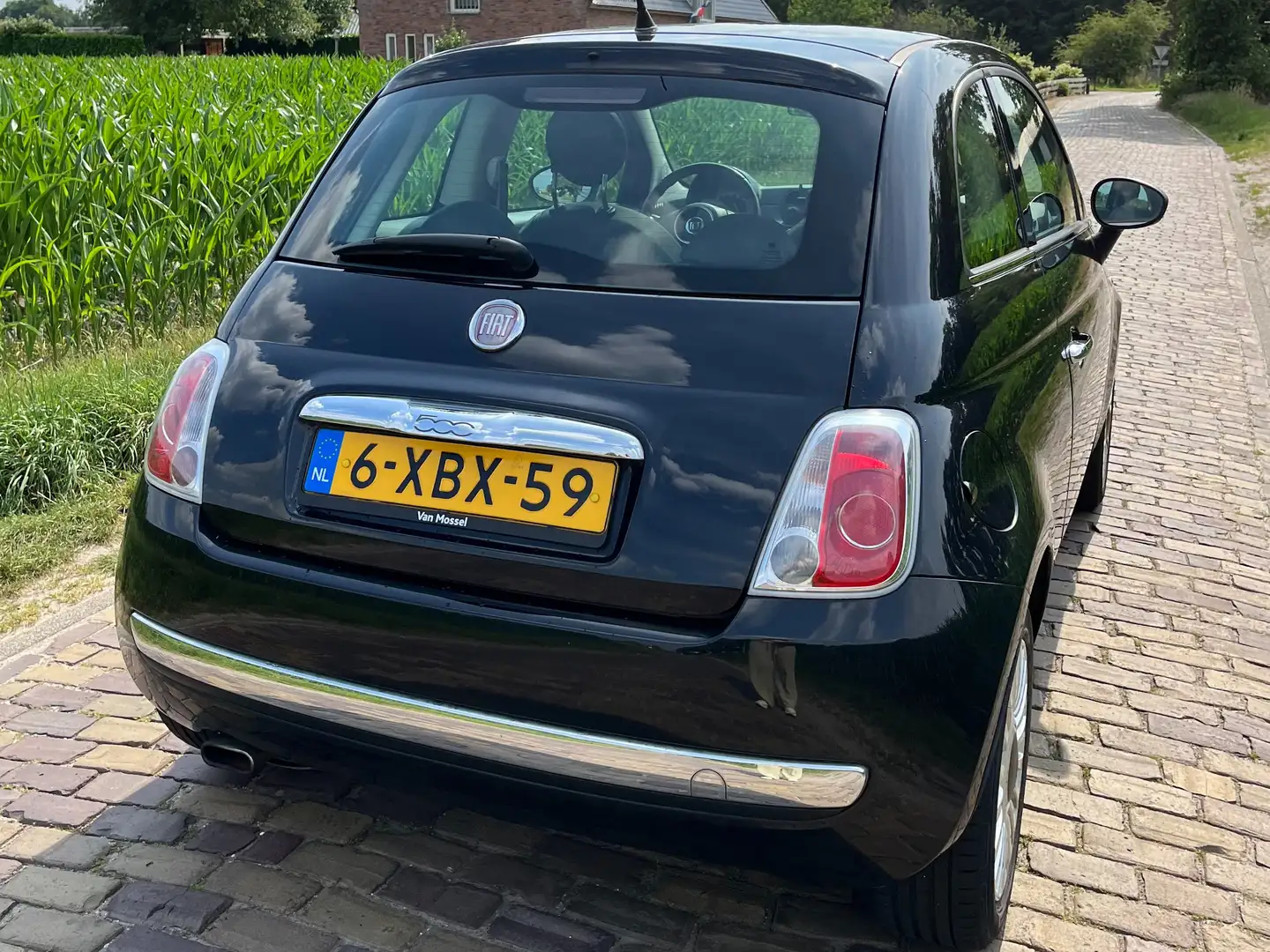 Fiat 500 500 1.2 Lounge Zwart - 2