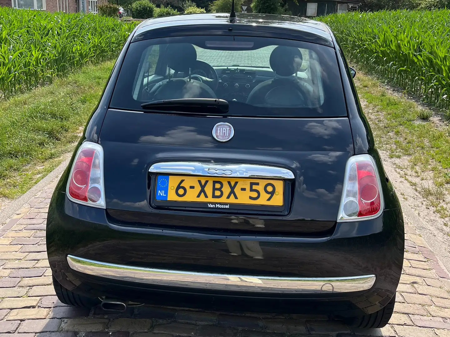 Fiat 500 500 1.2 Lounge Zwart - 1