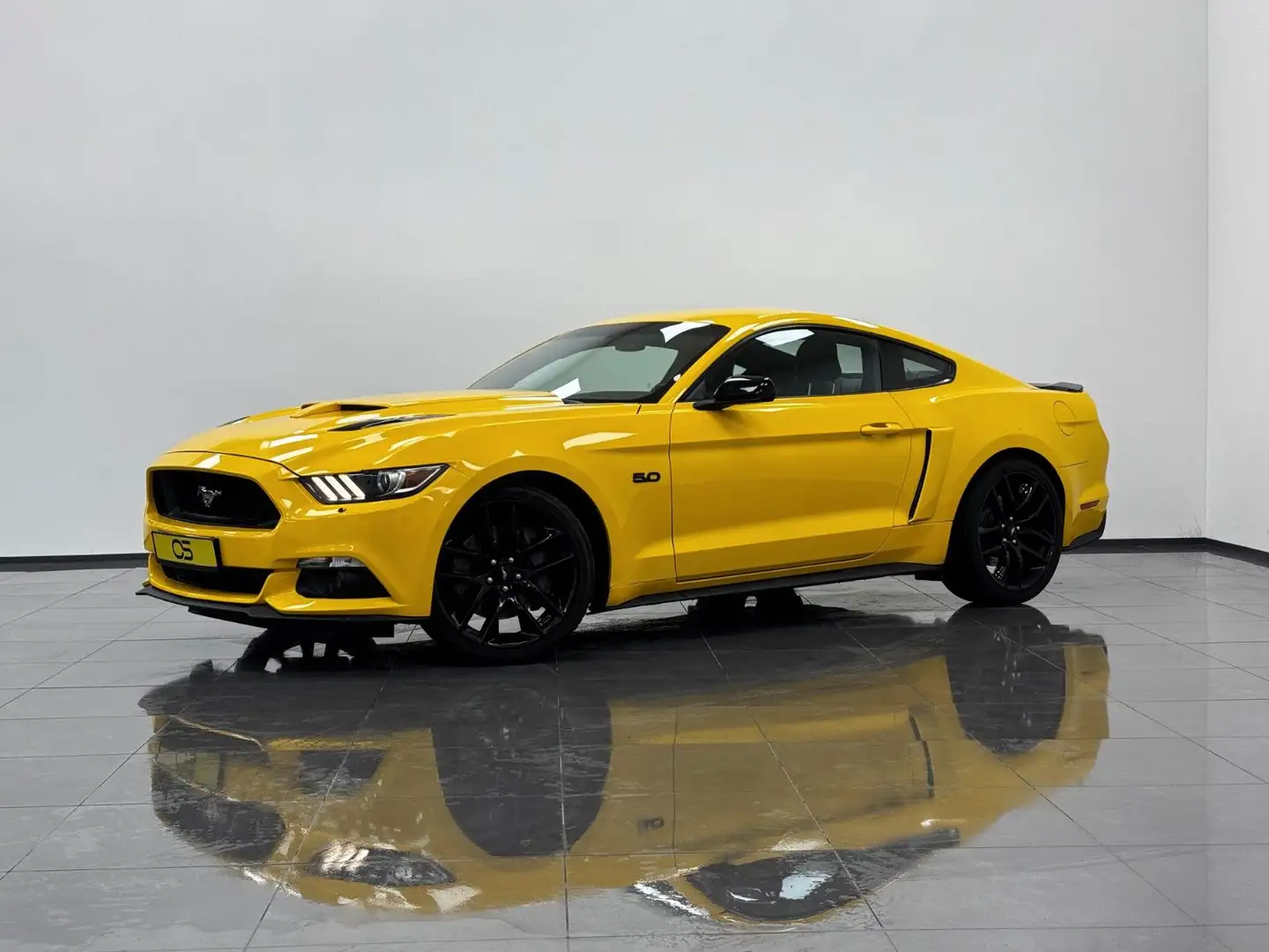 Ford Mustang 5.0 V8 GT Premium Leder *Garantie* Gelb - 1