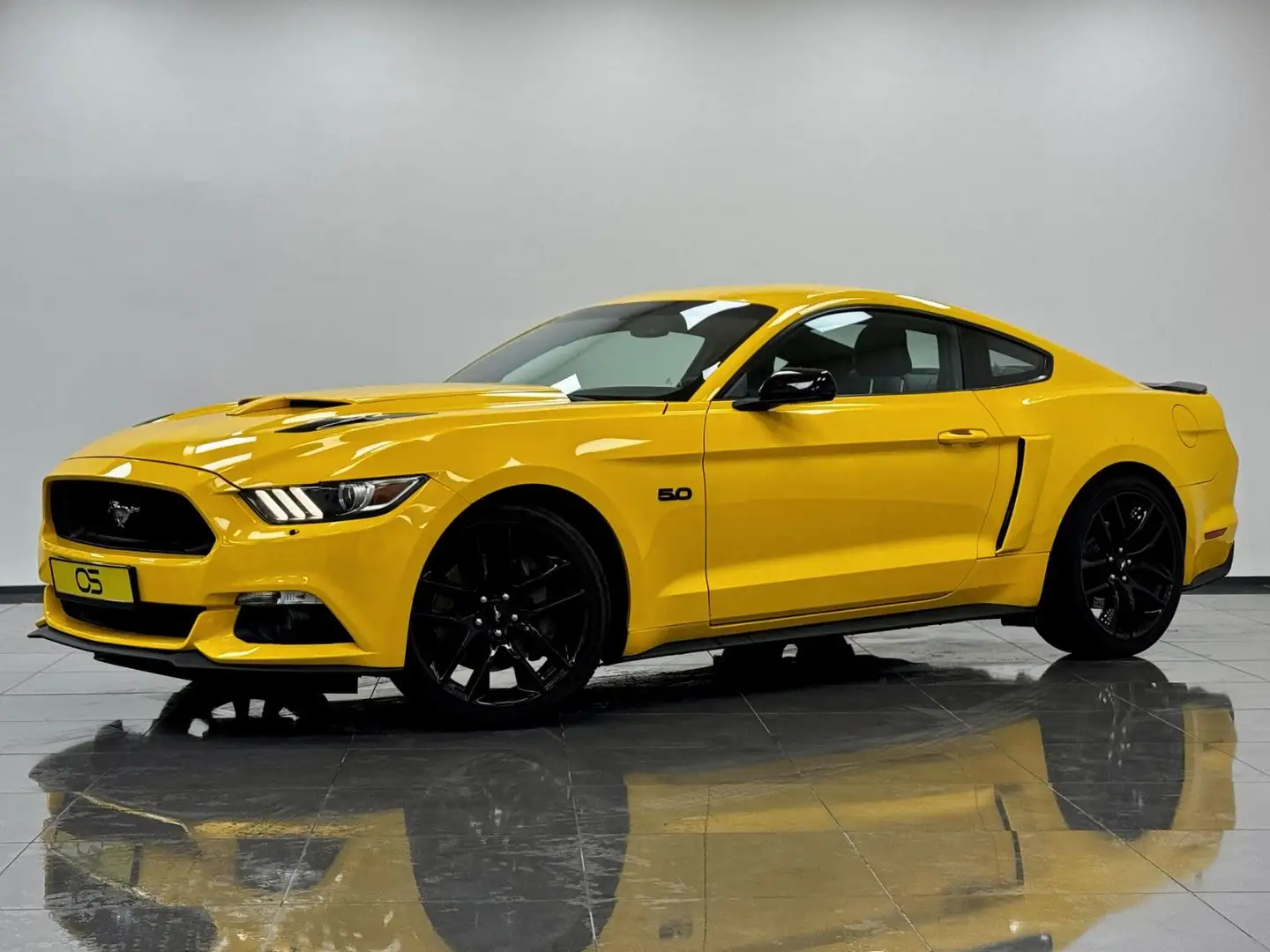 Ford Mustang 5.0 V8 GT Premium Leder *Garantie* Gelb - 2