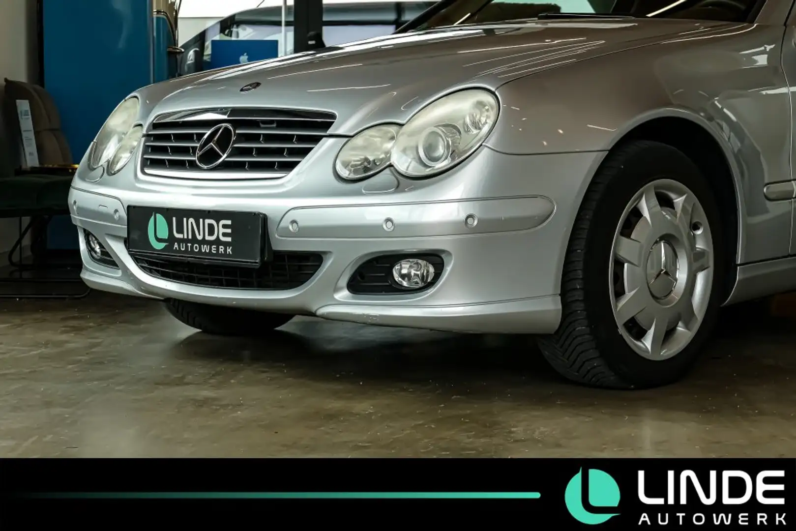 Mercedes-Benz C 200 CDI |NAVI|KLIMA|PDC|BI-XENON|SHZ|TEMPOMAT srebrna - 2
