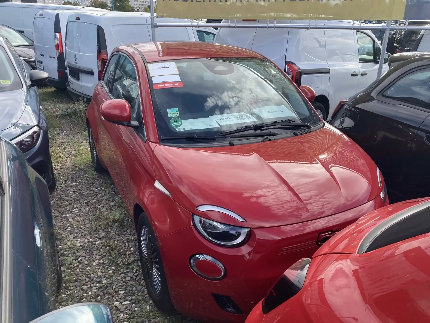 Fiat 500 Elektro RED Rot - 1
