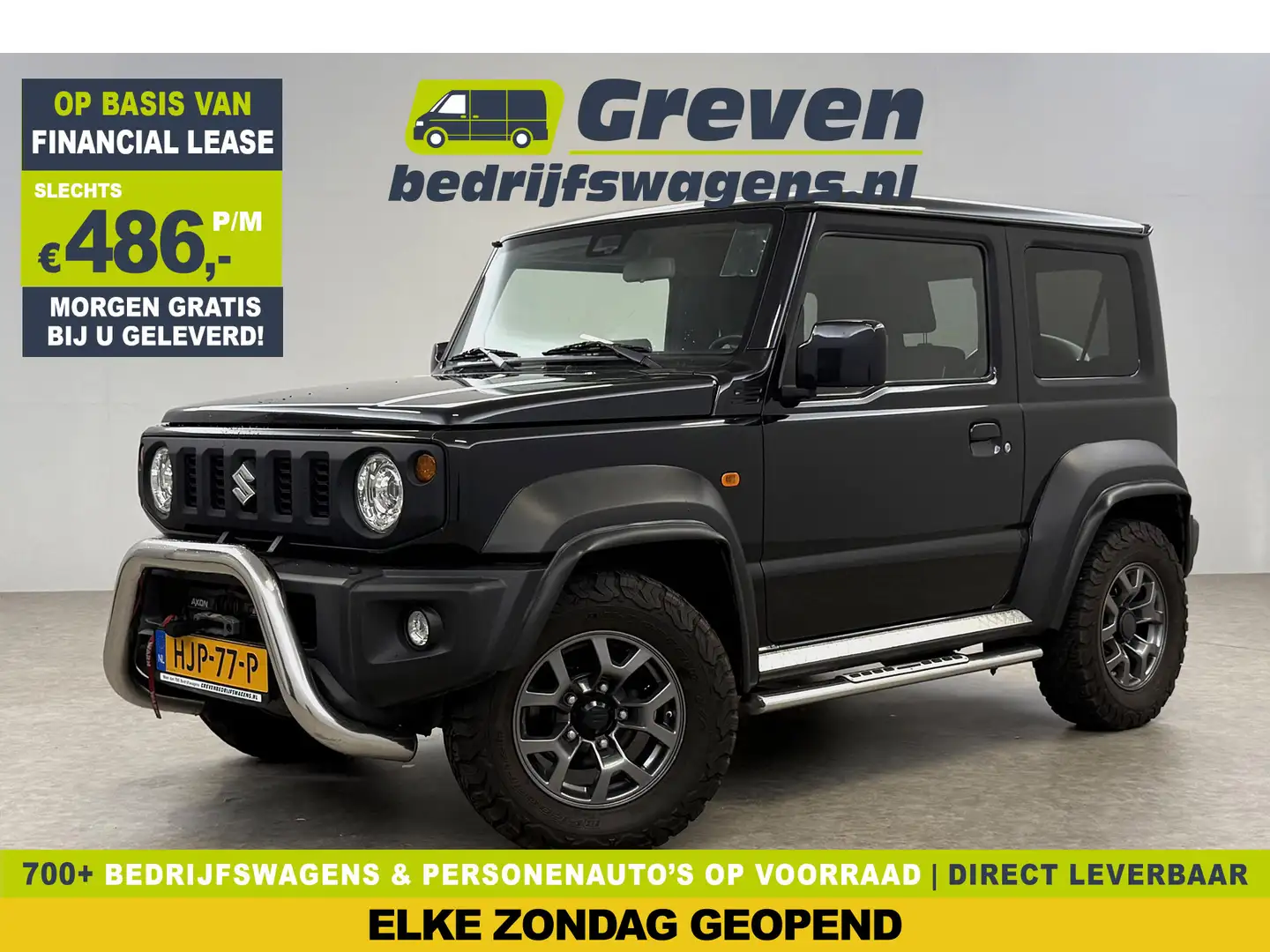 Suzuki Jimny 1.5 Allgrip 4x4 Airco Bullbar Lier Trekhaak Camera Zwart - 1