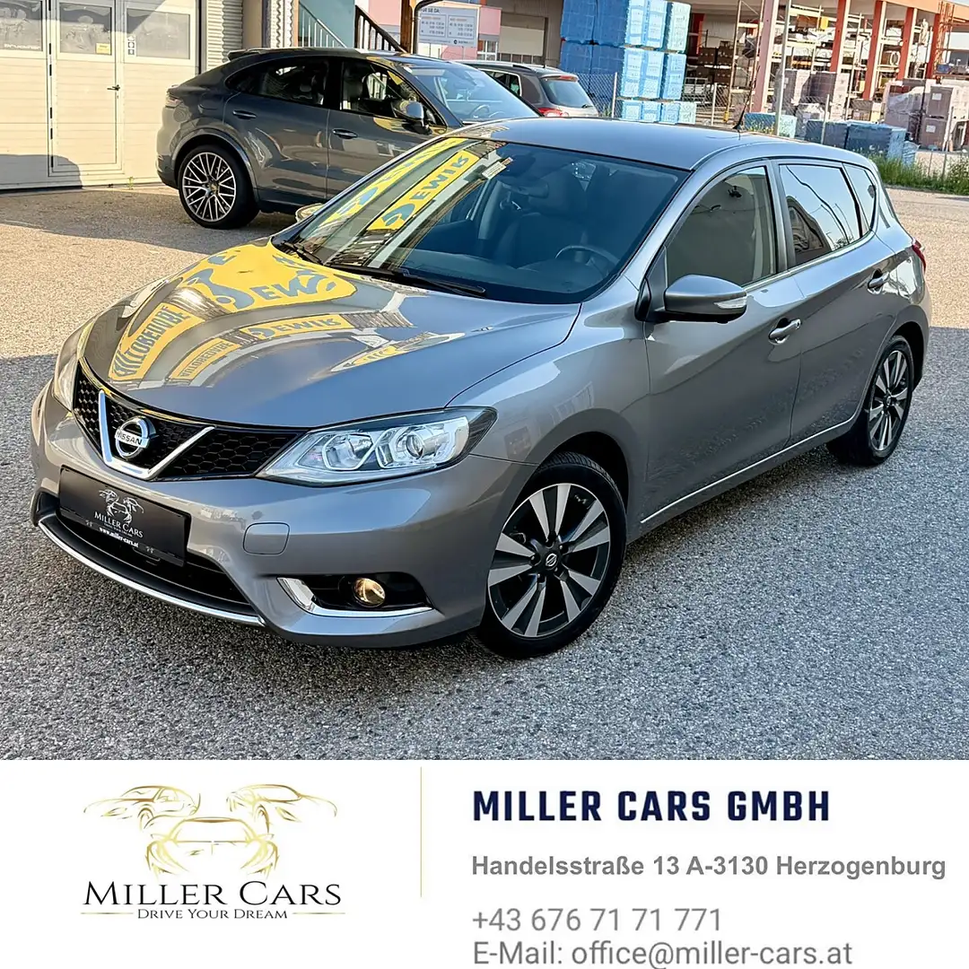 Nissan Pulsar 1.2 DIG-T N-TEC*Servicegepflegt*neues Pickerl* Grau - 1