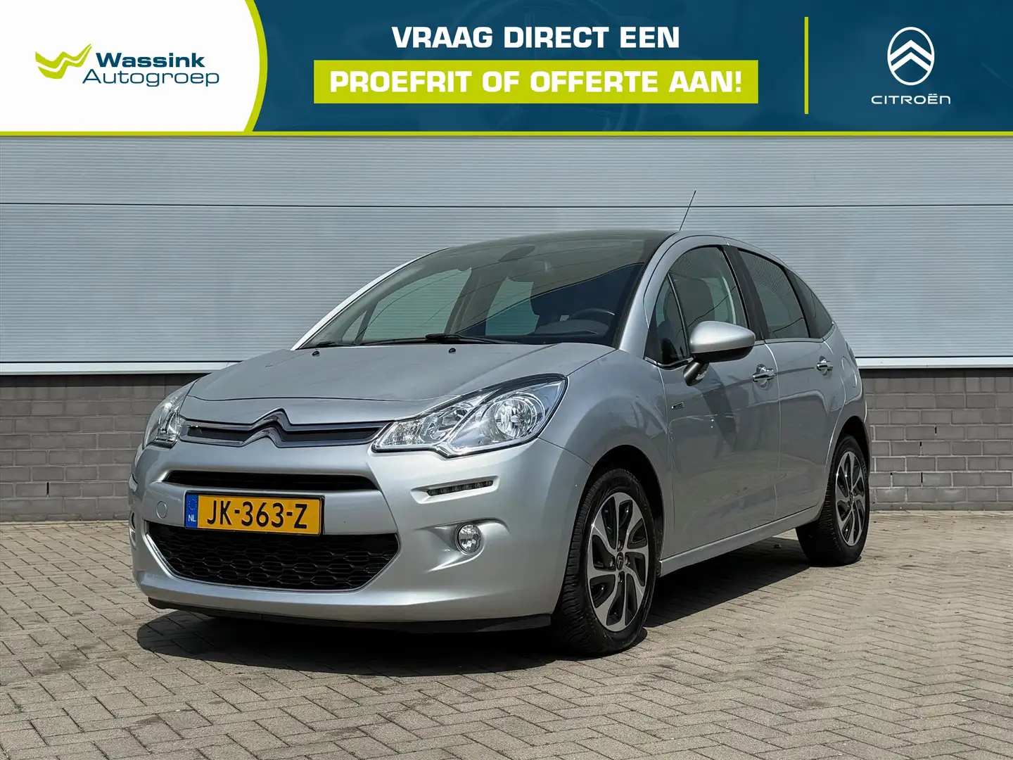 Citroen C3 1.2 PureTech 82pk ETG | Automaat | Trekhaak | Pano Zilver - 1