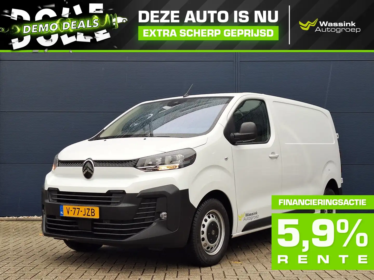 Citroen Jumpy GB 145pk M DEMO DEAL| BPM VRIJ I Navigatie | Verho Blanc - 1