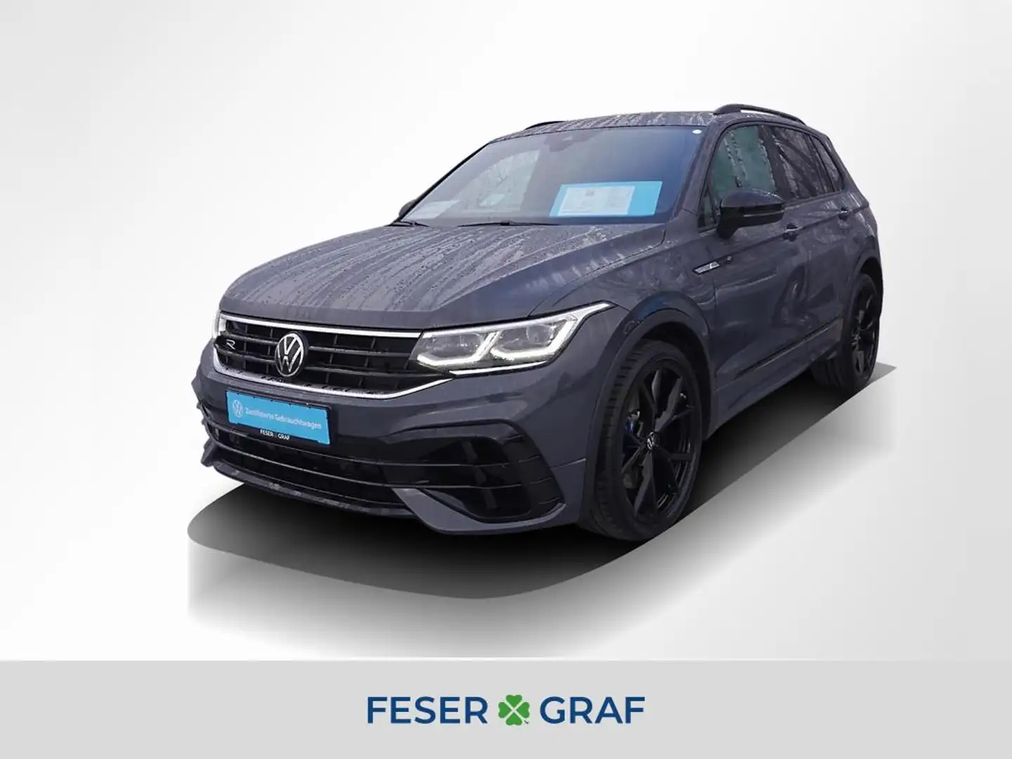 Volkswagen Tiguan R 2.0 TSI 4M ACC AHK Matrix Navi Sitzh. Grau - 1