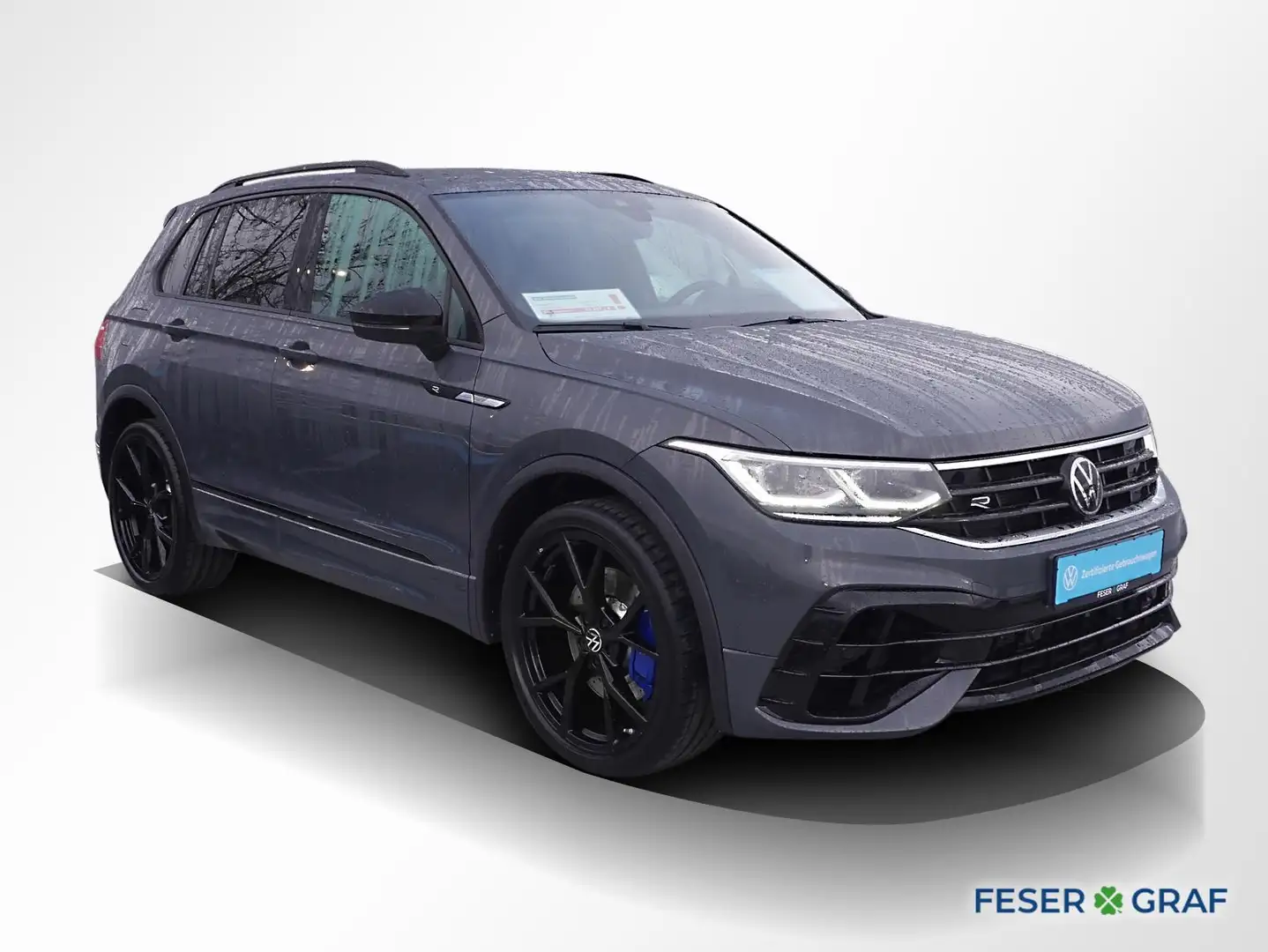 Volkswagen Tiguan R 2.0 TSI 4M ACC AHK Matrix Navi Sitzh. Grau - 2