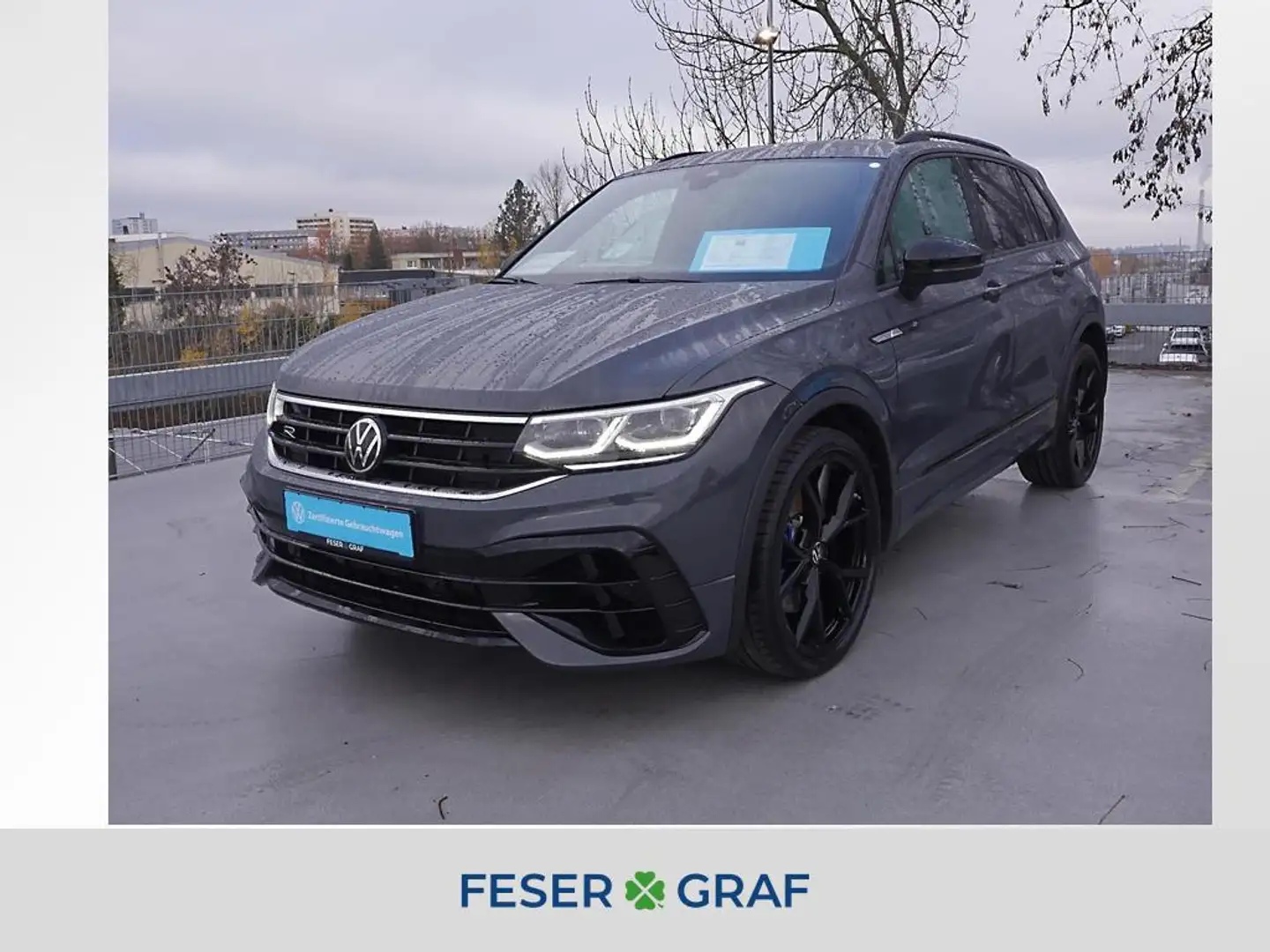 Volkswagen Tiguan R 2.0 TSI 4M ACC AHK Matrix Navi Sitzh. Grau - 1