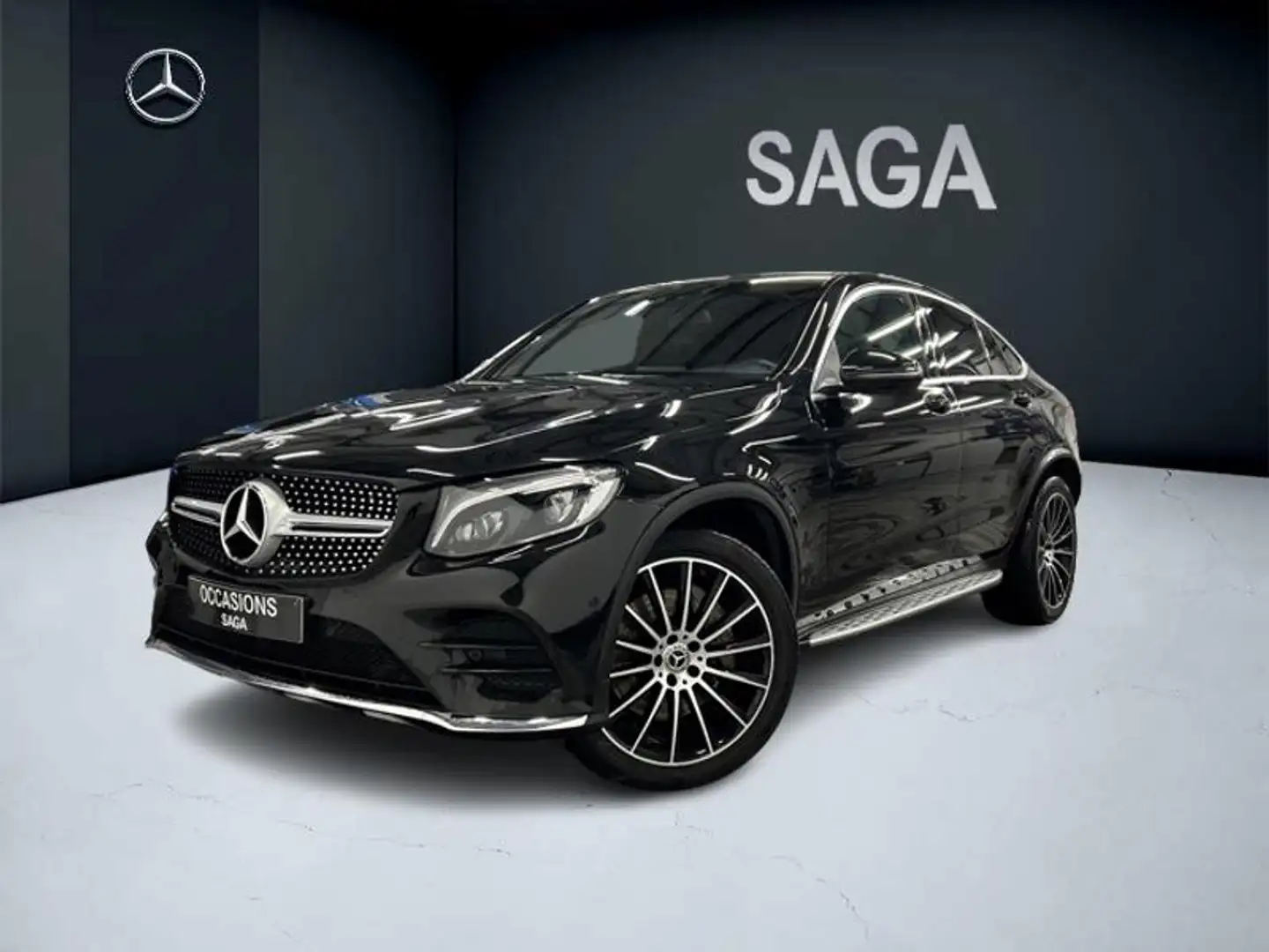 Mercedes-Benz GLC 220 d 4M Coupé AMG Line Schwarz - 1
