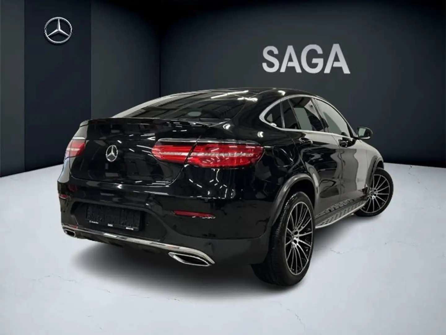 Mercedes-Benz GLC 220 d 4M Coupé AMG Line Schwarz - 2