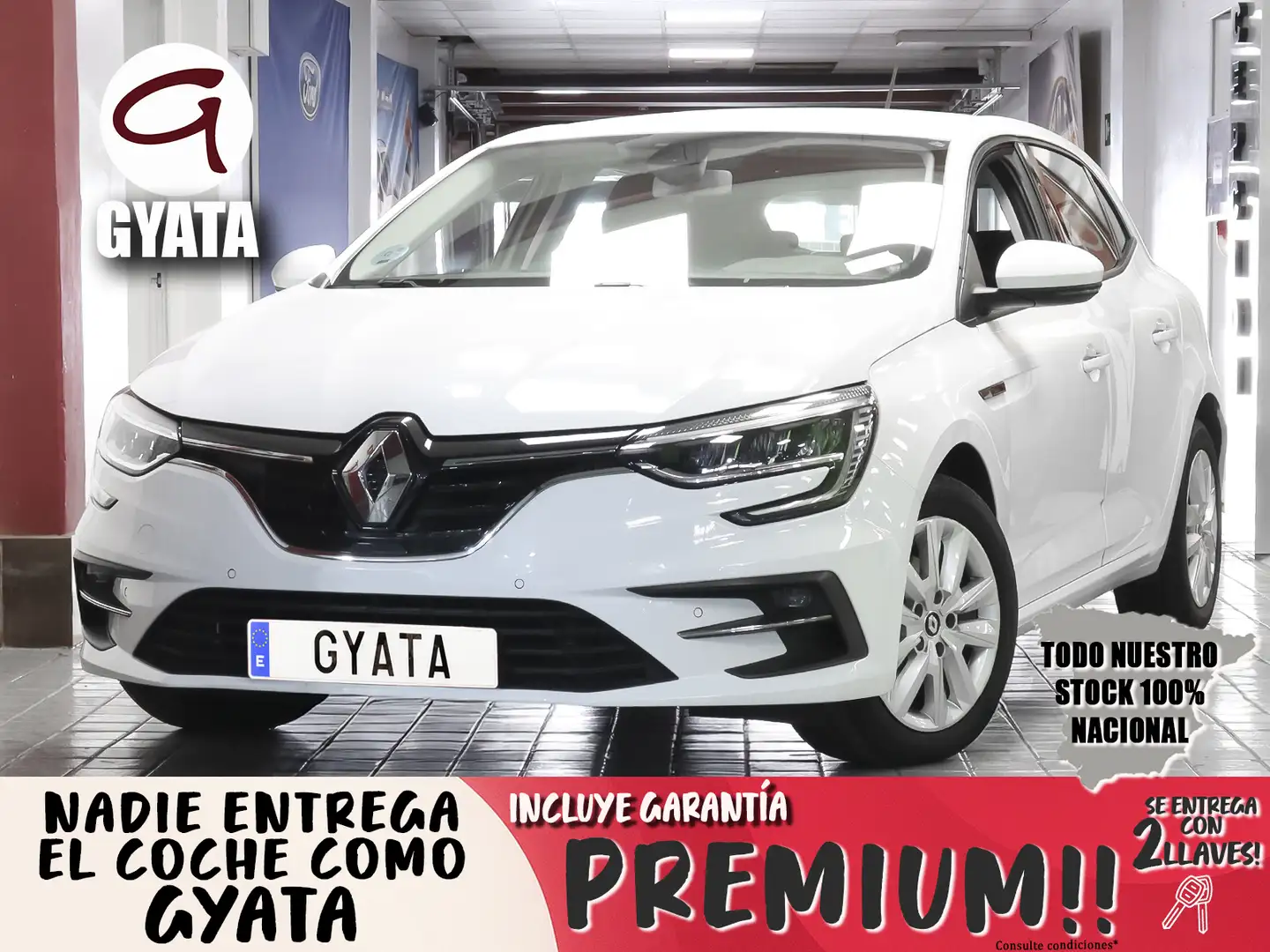 Renault Megane 1.5dCi Blue Equilibre 85kW Blanc - 1