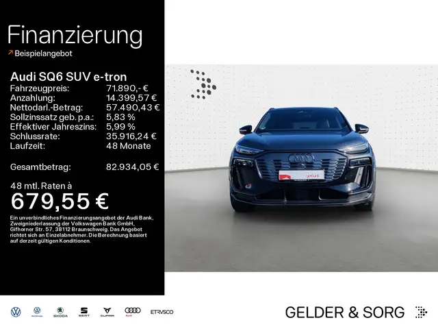 Audi SQ6 e-tron qu. TechPro*ExpPro*Luft*AHK*Pano*