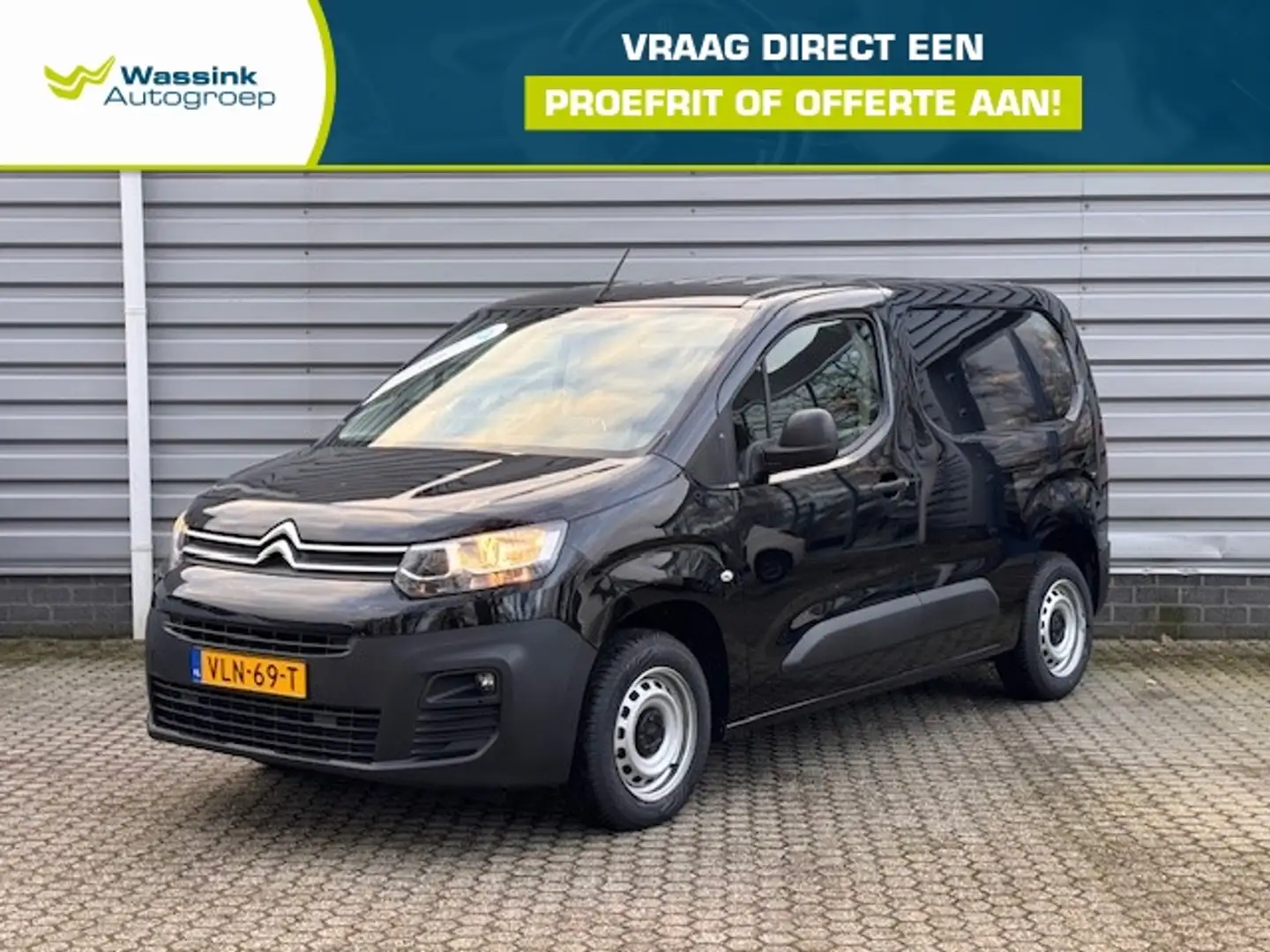 Citroen Berlingo Van GB 1.5 BlueHDi 75pk L1 | Trekhaak | Airco | Pa Zwart - 1