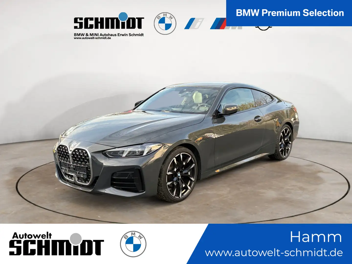 BMW 420 i Coupe M Sport + GARANTIE-bis-05.2030 Grau - 1