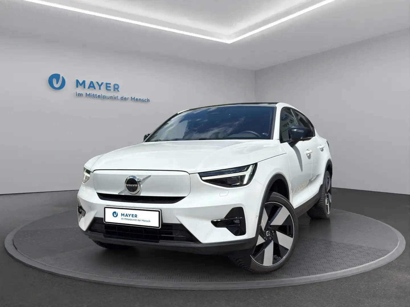 Volvo C40 Recharge Twin 78kWh Ultimate Blanc - 1