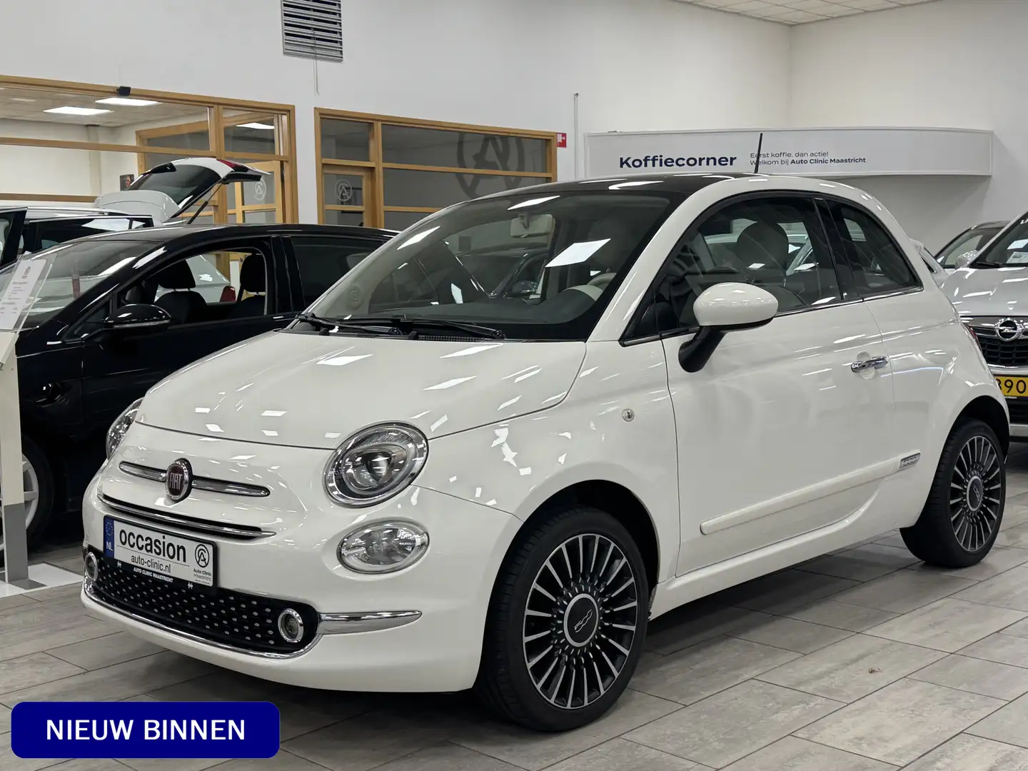 Fiat 500 1.2 Lounge 69pk | 4-CILINDER | NAVI | Wit - 1