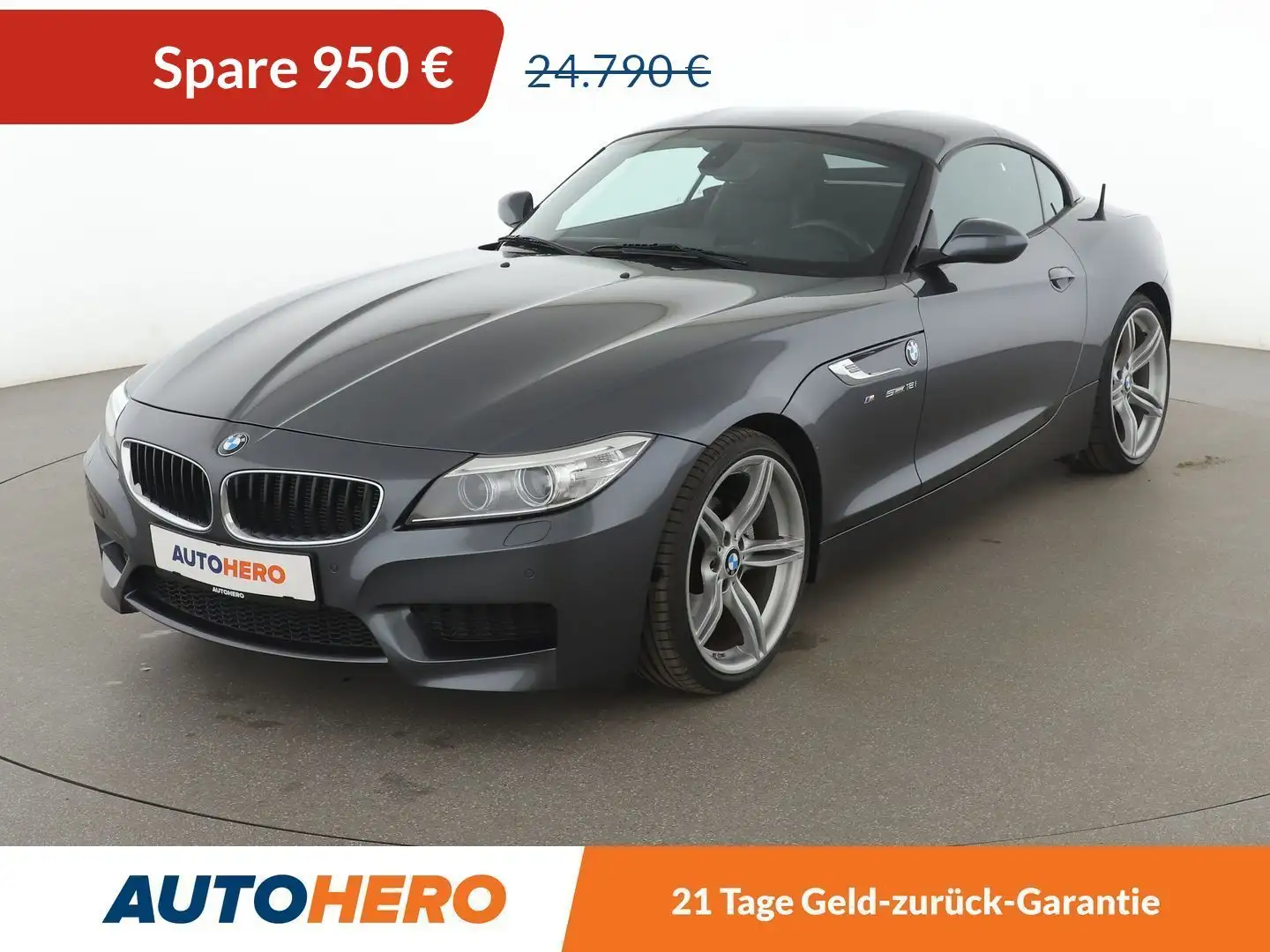 BMW Z4 sDrive 18i *NAVI*TEMPO*XENON*PDC*SHZ* Gris - 1