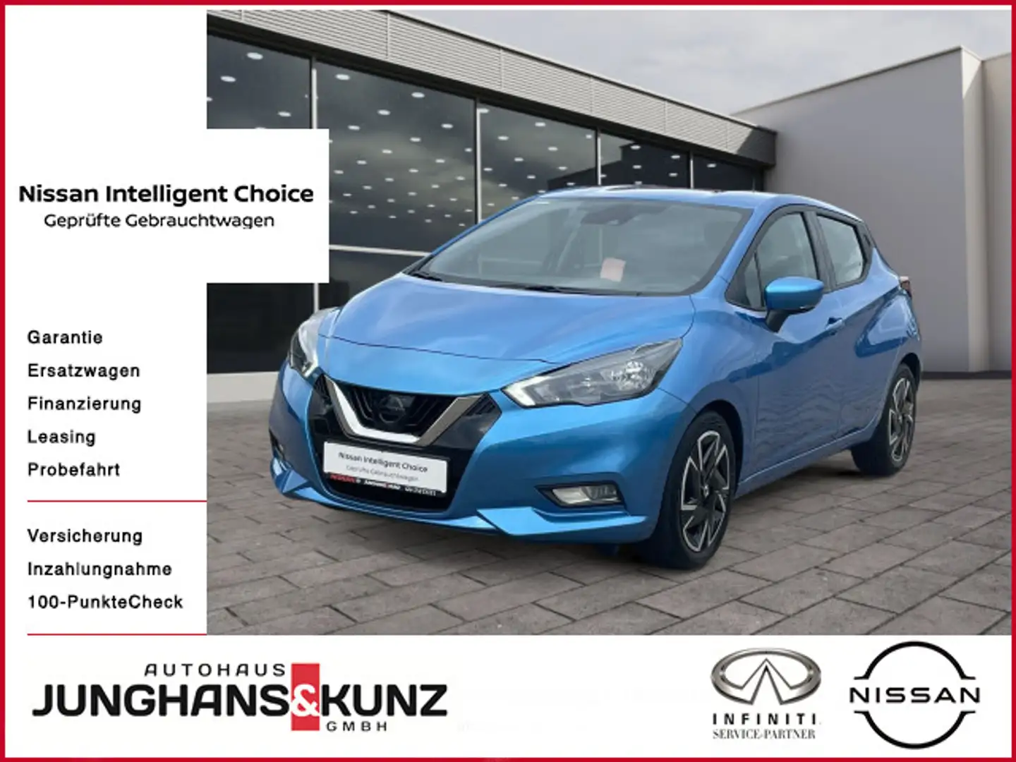 Nissan Micra 1.0 N-Way 92PS KLIMA | PDC | Sitzheizung Blau - 1