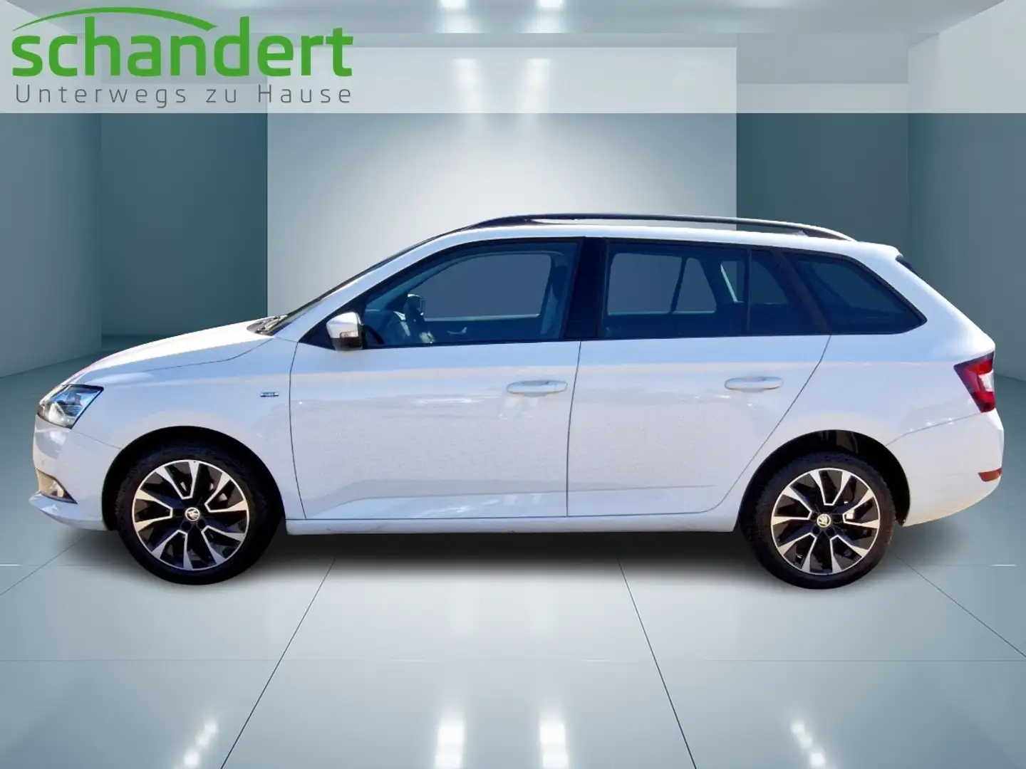 Skoda Fabia Combi 1.0 TSI Drive LED Navi Pano Klimaauto Weiß - 2