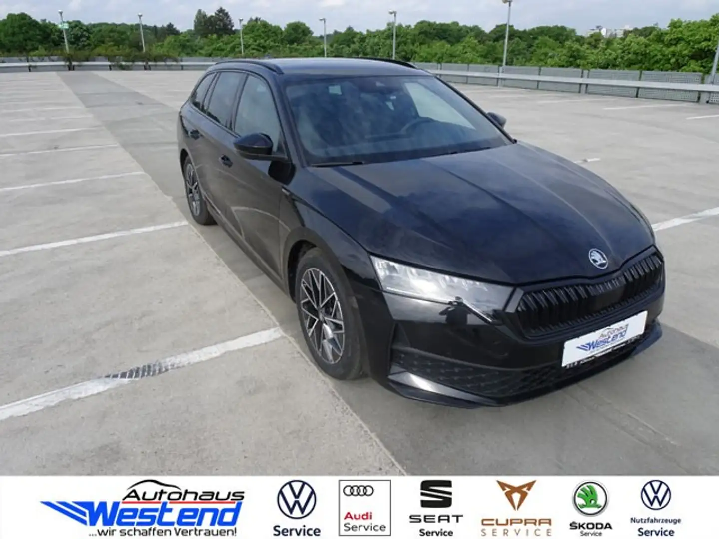 Skoda Octavia Combi Sportline 2.0l TDI 110kW DSG AHK LED Navi Schwarz - 2
