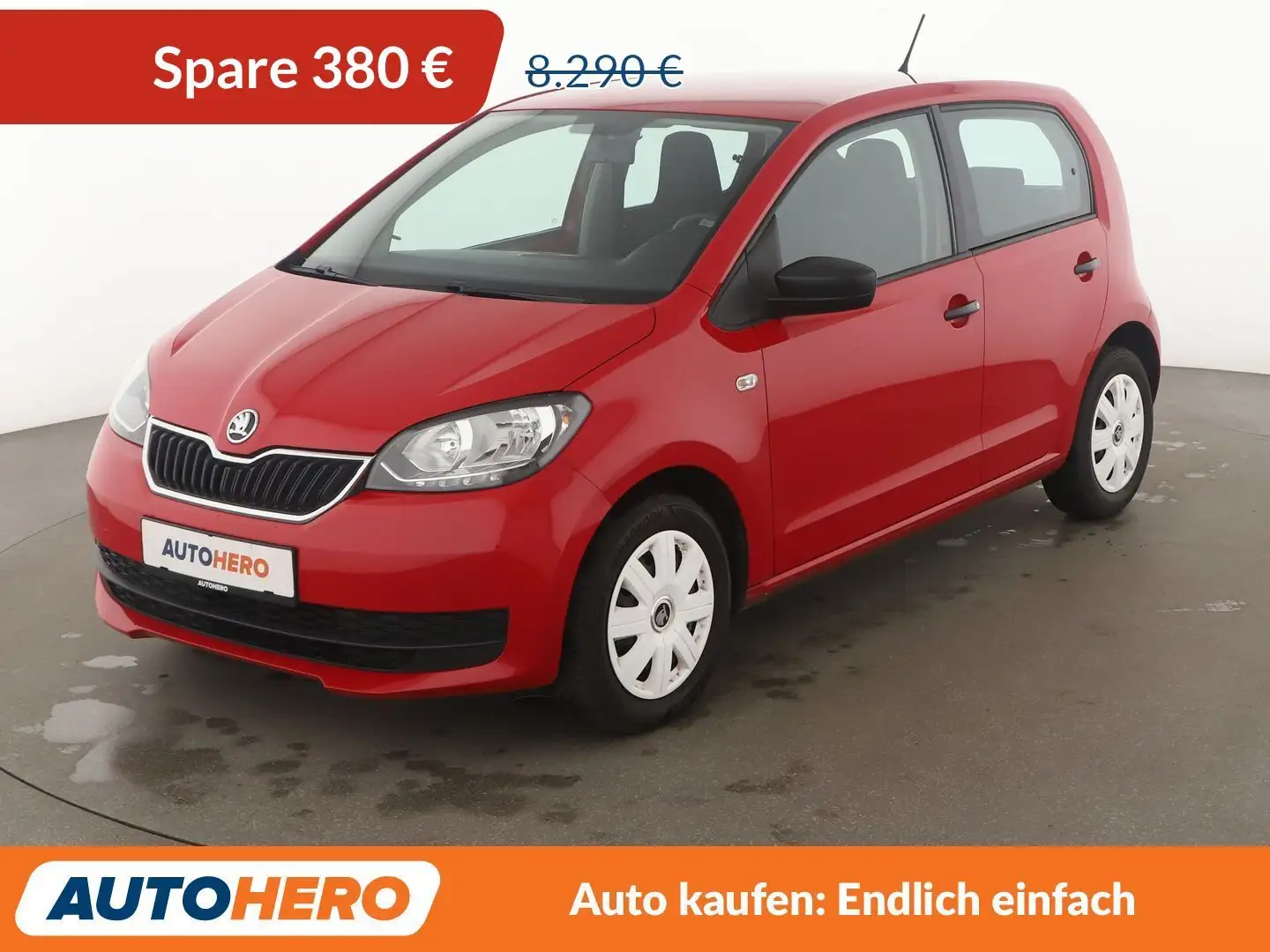 Skoda Citigo 1.0 MPI Active*KLIMA*GARANTIE* Rot - 1