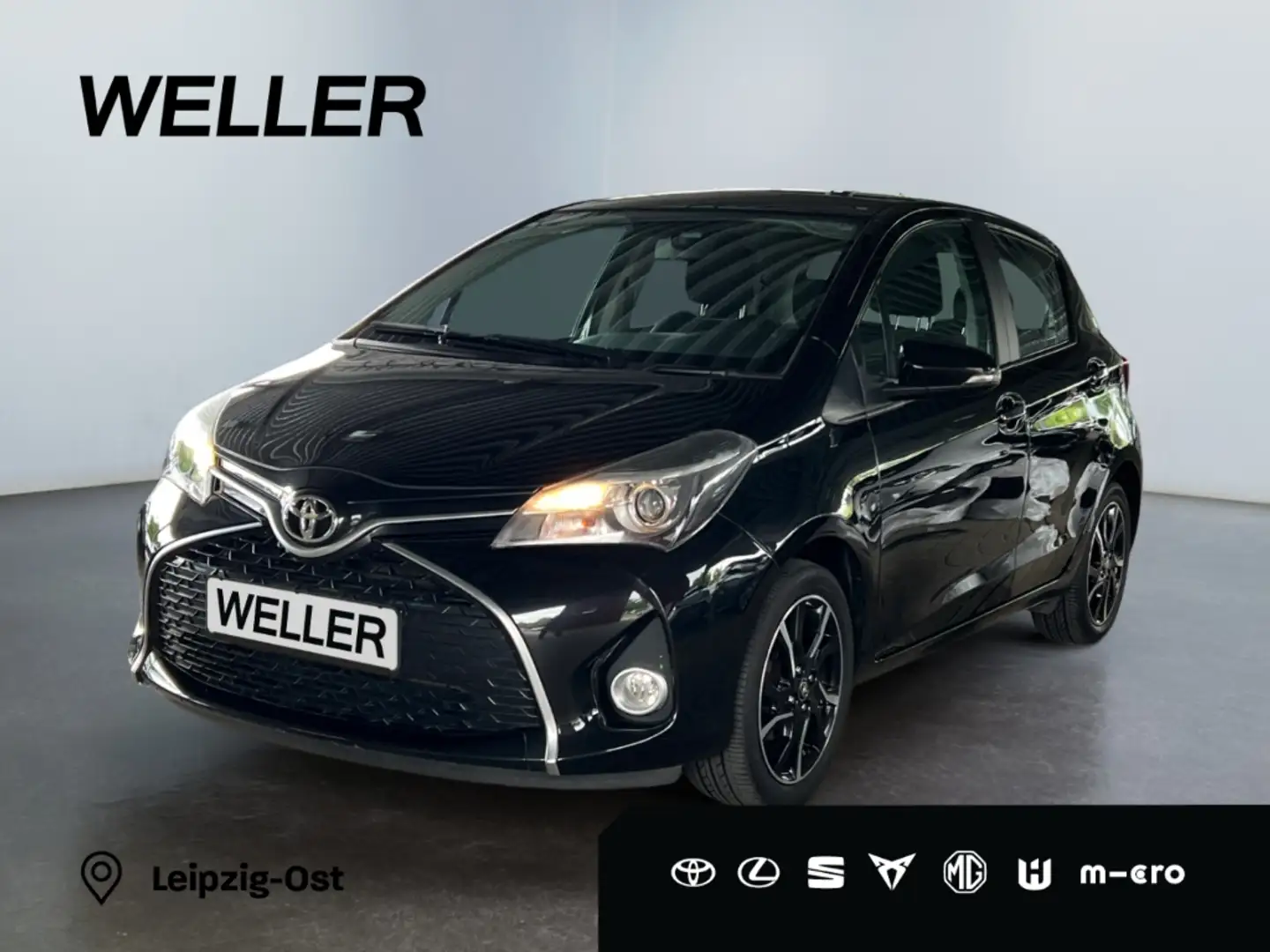 Toyota Yaris 1.33 Lounge *Kamera*SHZ*Spurhalte*Notbrems* Schwarz - 1
