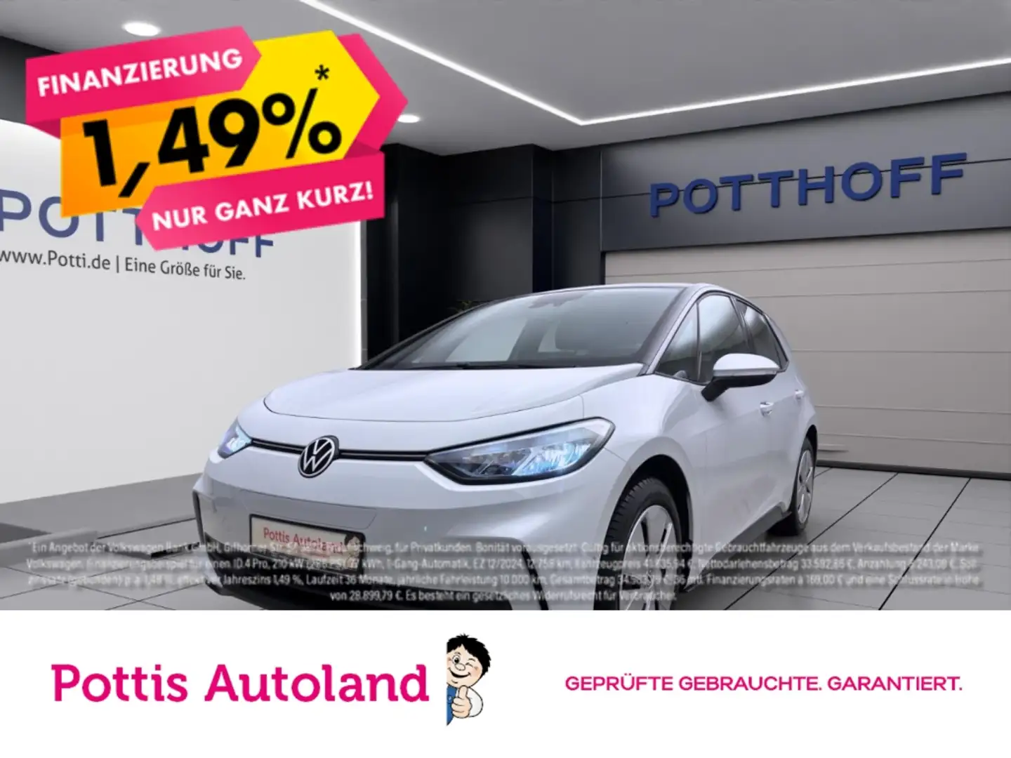 Volkswagen ID.3 PRO NAVI KAMERA SITZHZG PDC ACC Weiß - 1