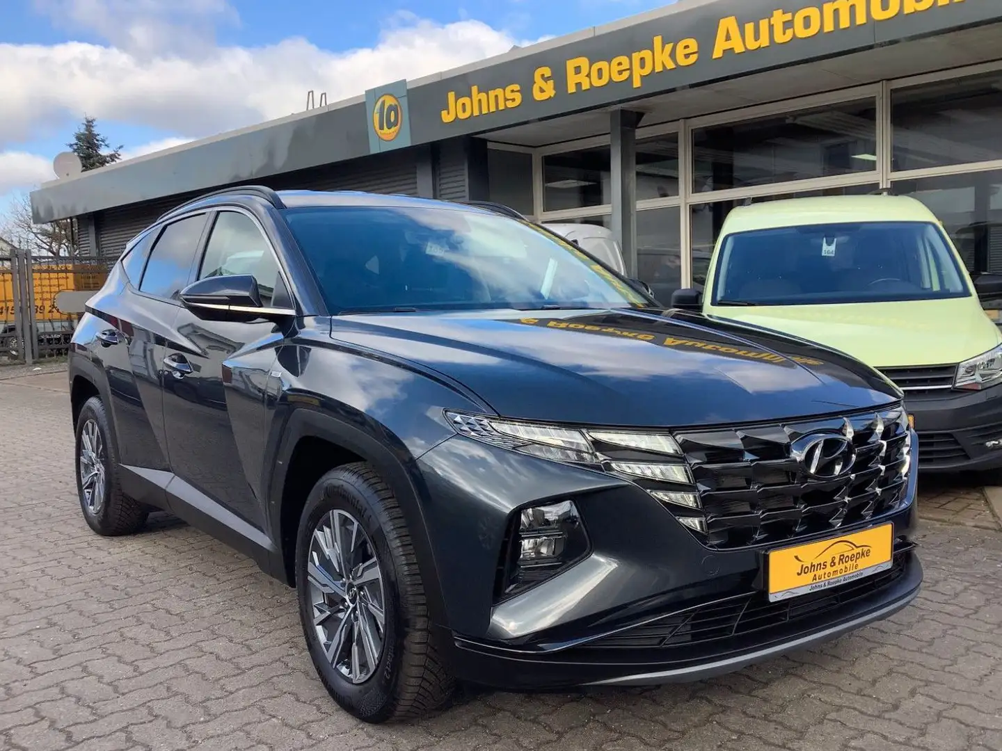 Hyundai TUCSON 1,6 T-GDI Mild-Hybrid Automatik Gris - 1
