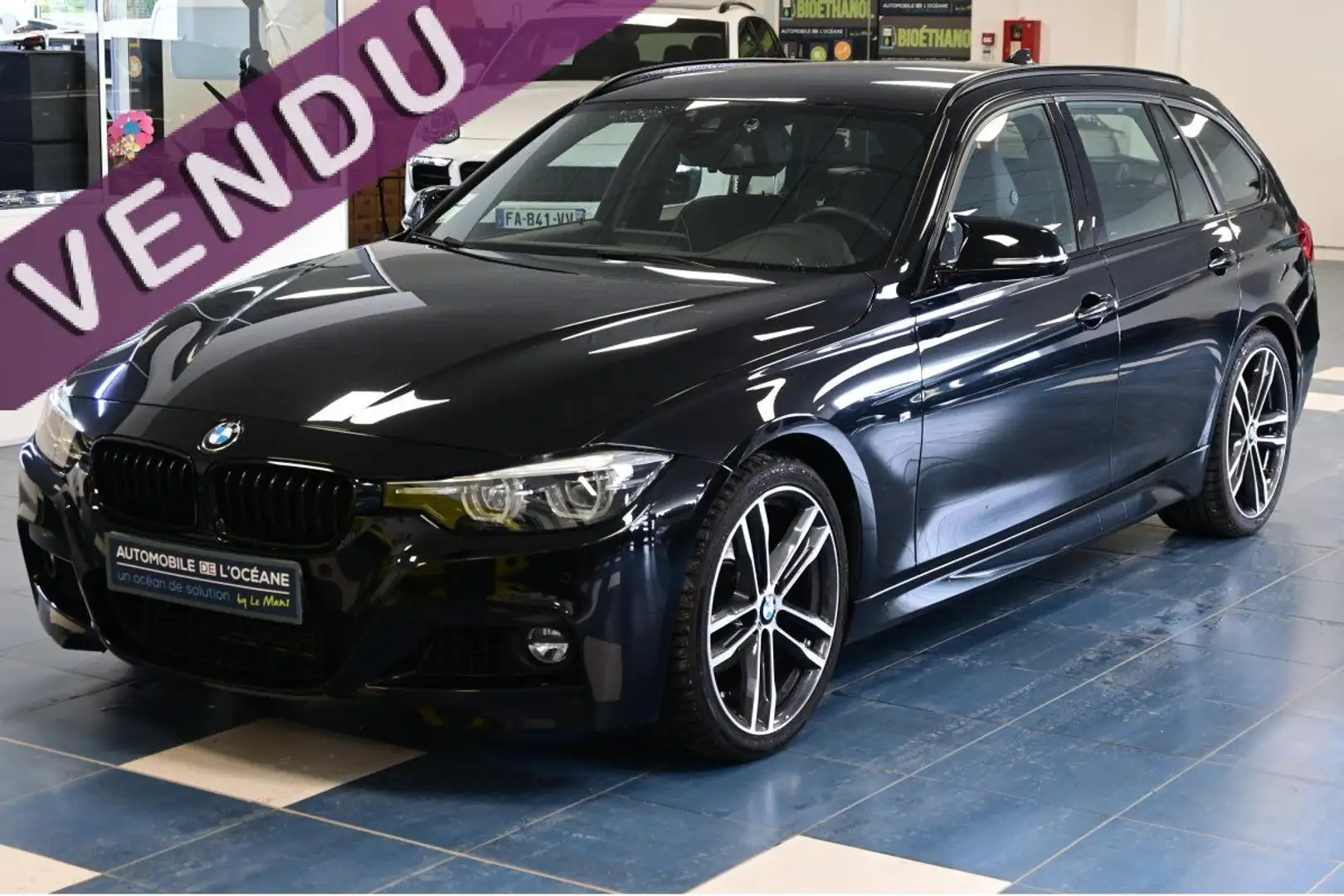 BMW 318 Touring SERIE F31 LCI2 318i 136 ch BVA8 M Sport Černá - 1