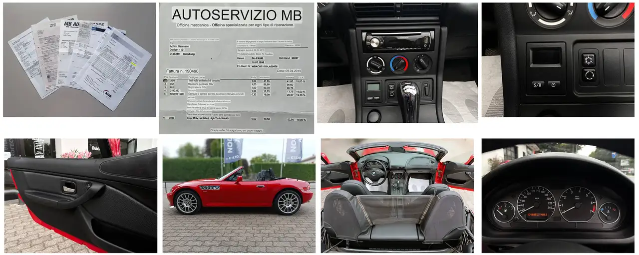BMW Z3 ROADSTER 1.9 140CV CAMBIO AUTOMATICO,CLIMATIZZATORE,CERCHI DA 18 MOTORSPORT,INTERNI IN PELLE PREGIATA "OREGON",UNICA !, foto 3