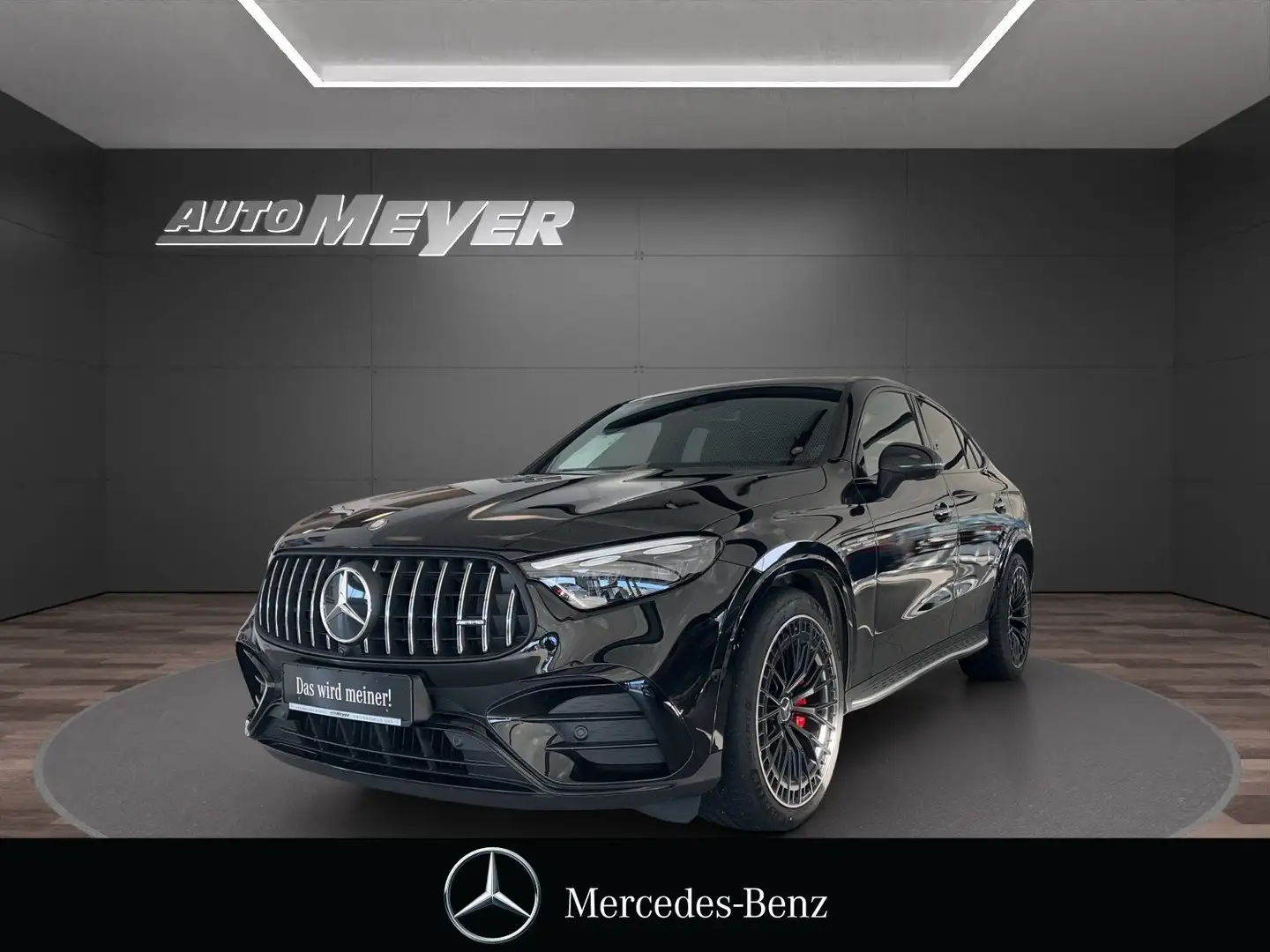 Mercedes-Benz GLC 43 AMG 4M Coupé +NIGHT+21"+AHK+PANO+DIGITAL+ Zwart - 1