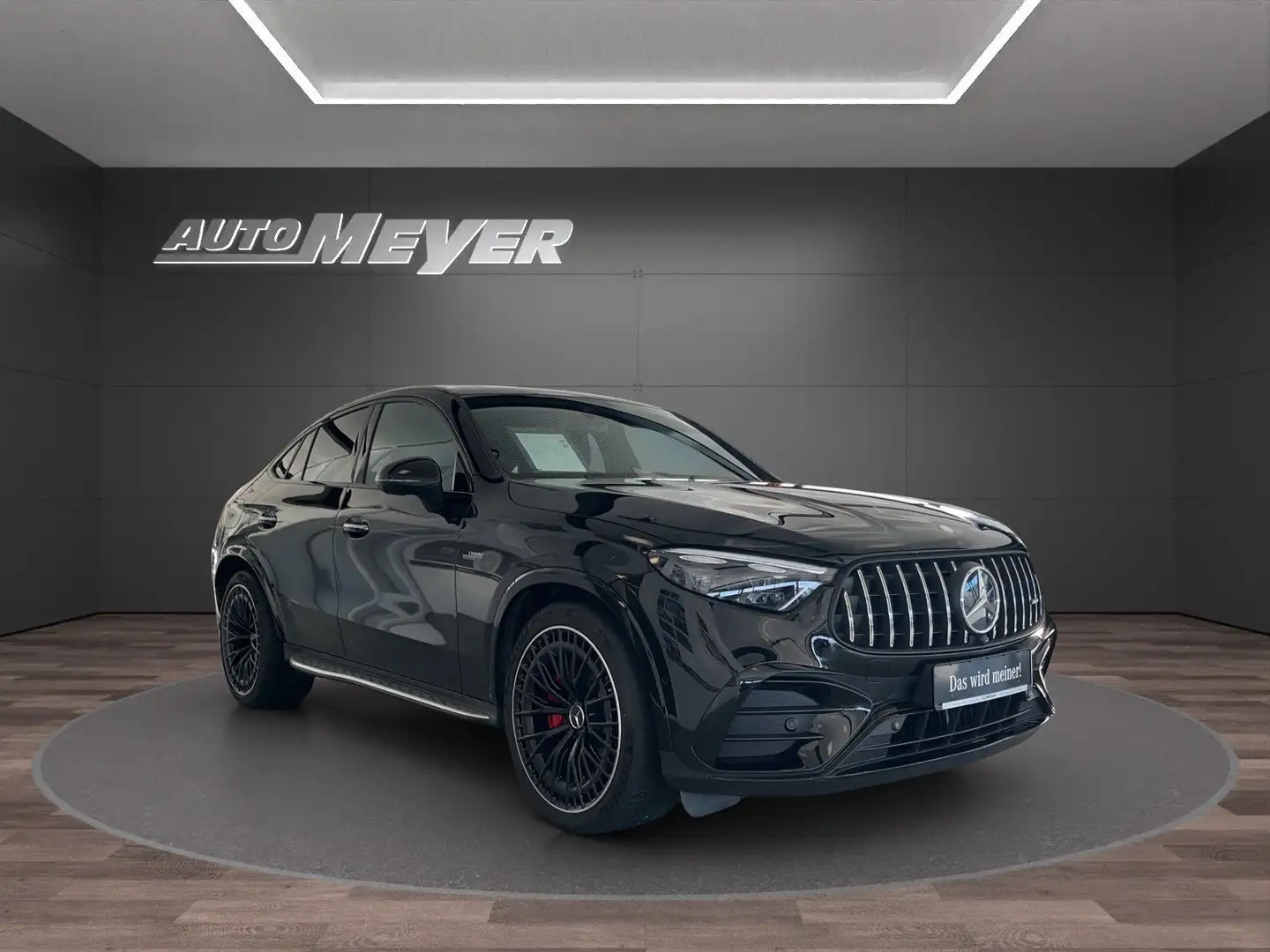 Mercedes-Benz GLC 43 AMG 4M Coupé +NIGHT+21"+AHK+PANO+DIGITAL+ Zwart - 2