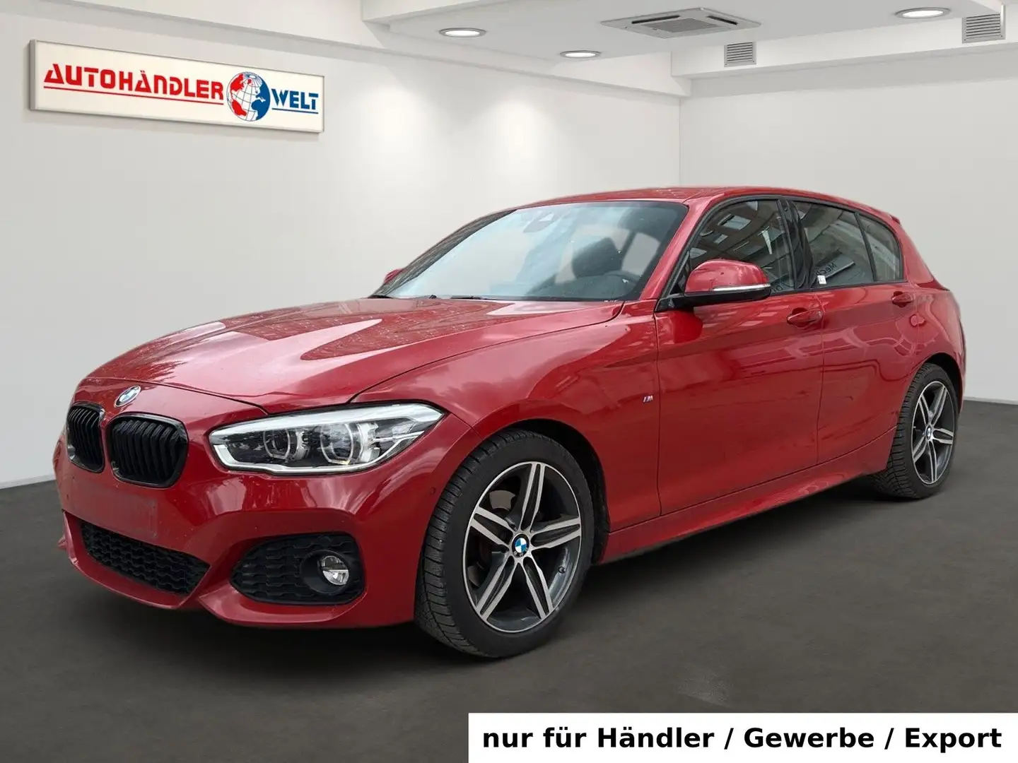 BMW 118 118i M-Paket Automatik LED Leder SHZ Navi PDC Rot - 1