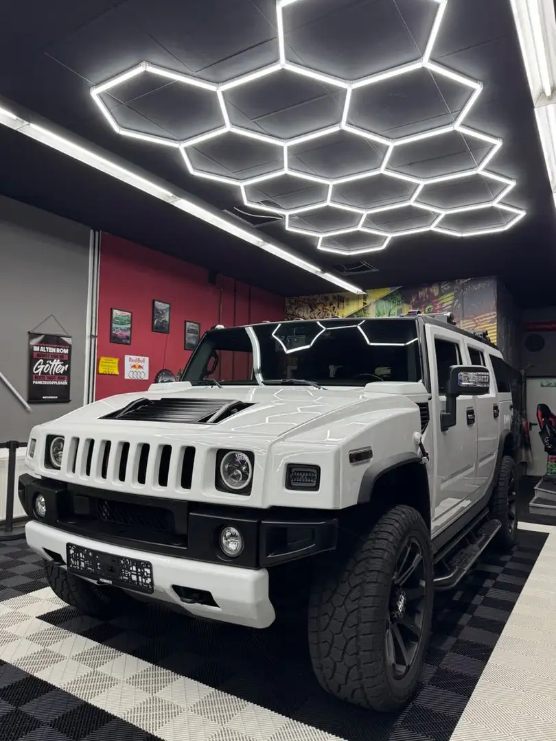 HUMMER H2 6.2 V8 Kompressor Magnuson Supergharger 600PS Weiß - 1