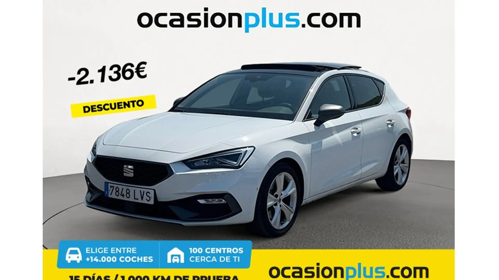 SEAT Leon 1.5 eTSI S&S FR DSG-7 150 Blanco - 1