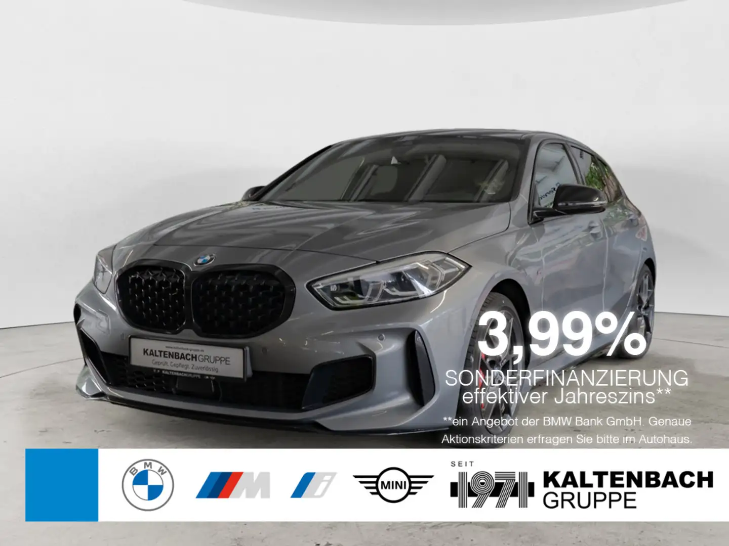 BMW 135 Mi xDrive Edition PANO HUD LED W-LAN NAVI Grau - 1