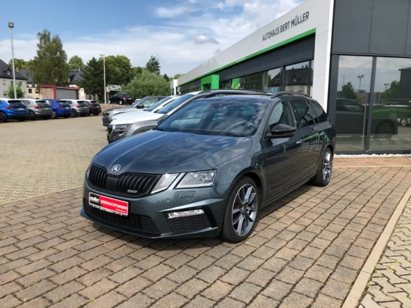 Skoda Octavia Combi RS TDI DSG LED AHZV ACC Navi Сірий - 2