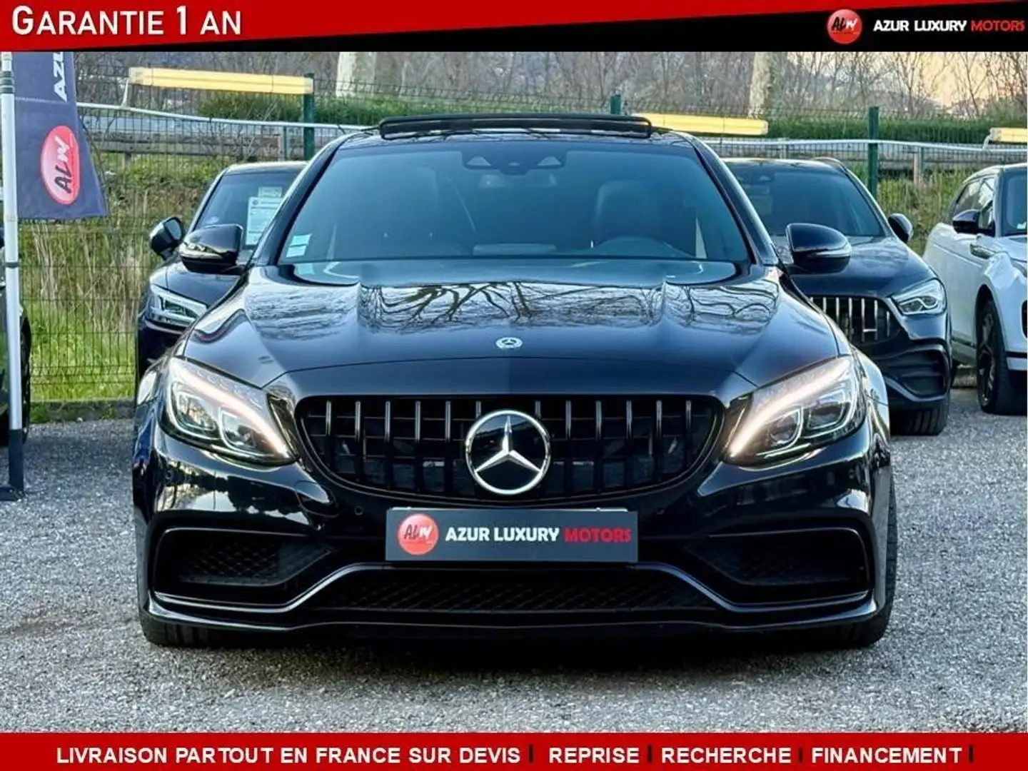 Mercedes-Benz C 63 AMG IV 63 S AMG BERLINE 510 CV Noir - 2