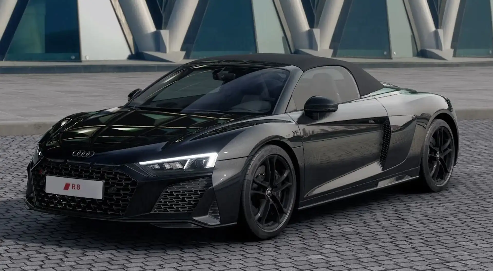 Audi R8 Spyder V10 5.2FSI RWD performance ALLBLACK Schwarz - 2