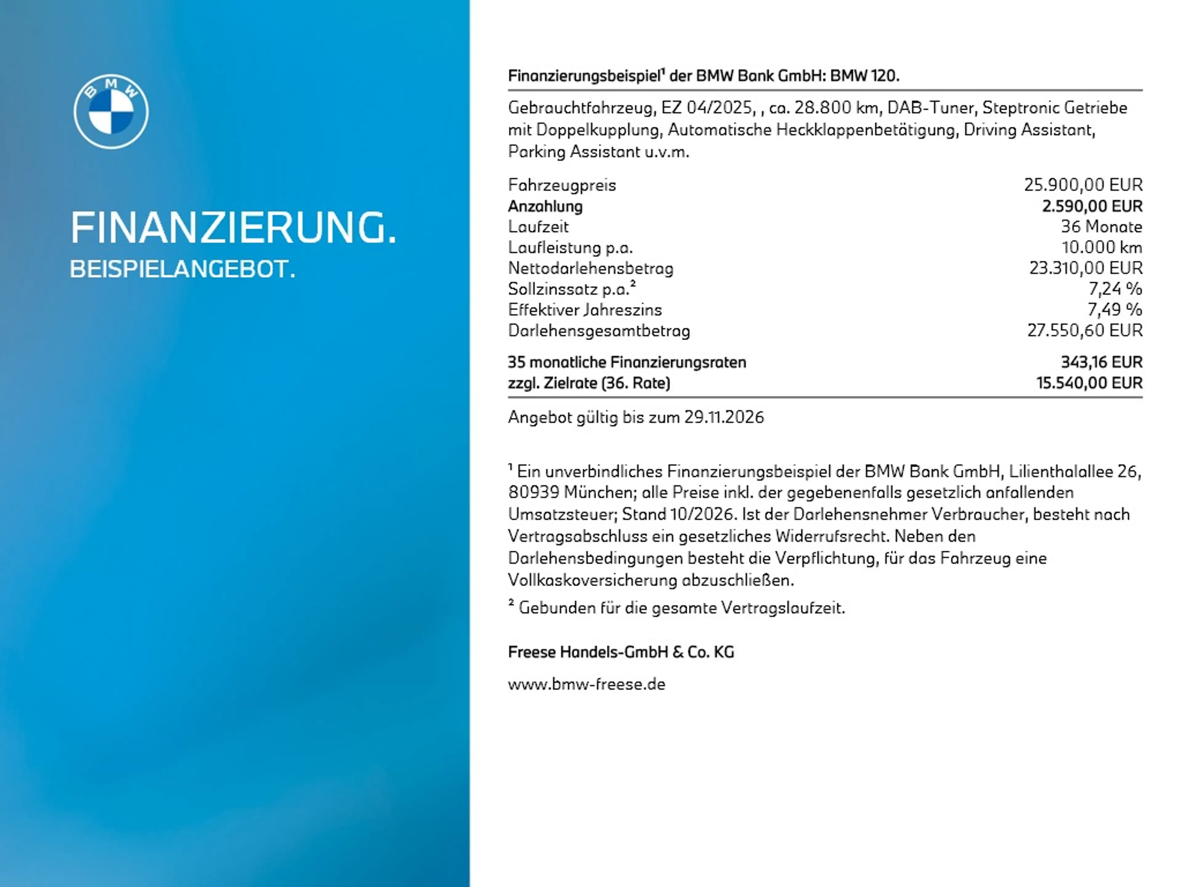 BMW 120 AHK RFK LED SHZ TEMPOMAT DAB ABS ALU ESP ZV. — photo 22