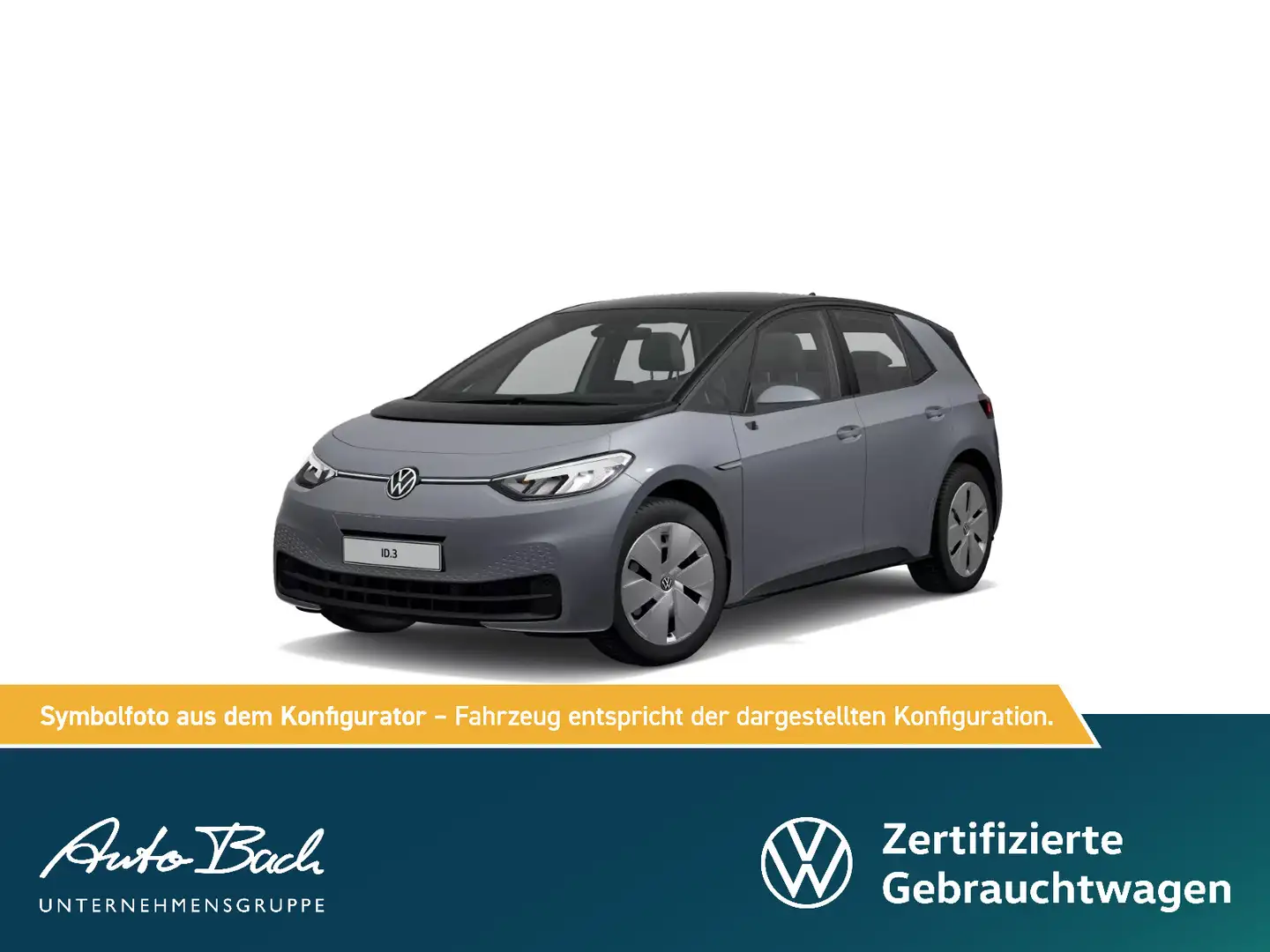 Volkswagen ID.3 Pure Performance Navi LED CarPlay Standklim Grau - 1