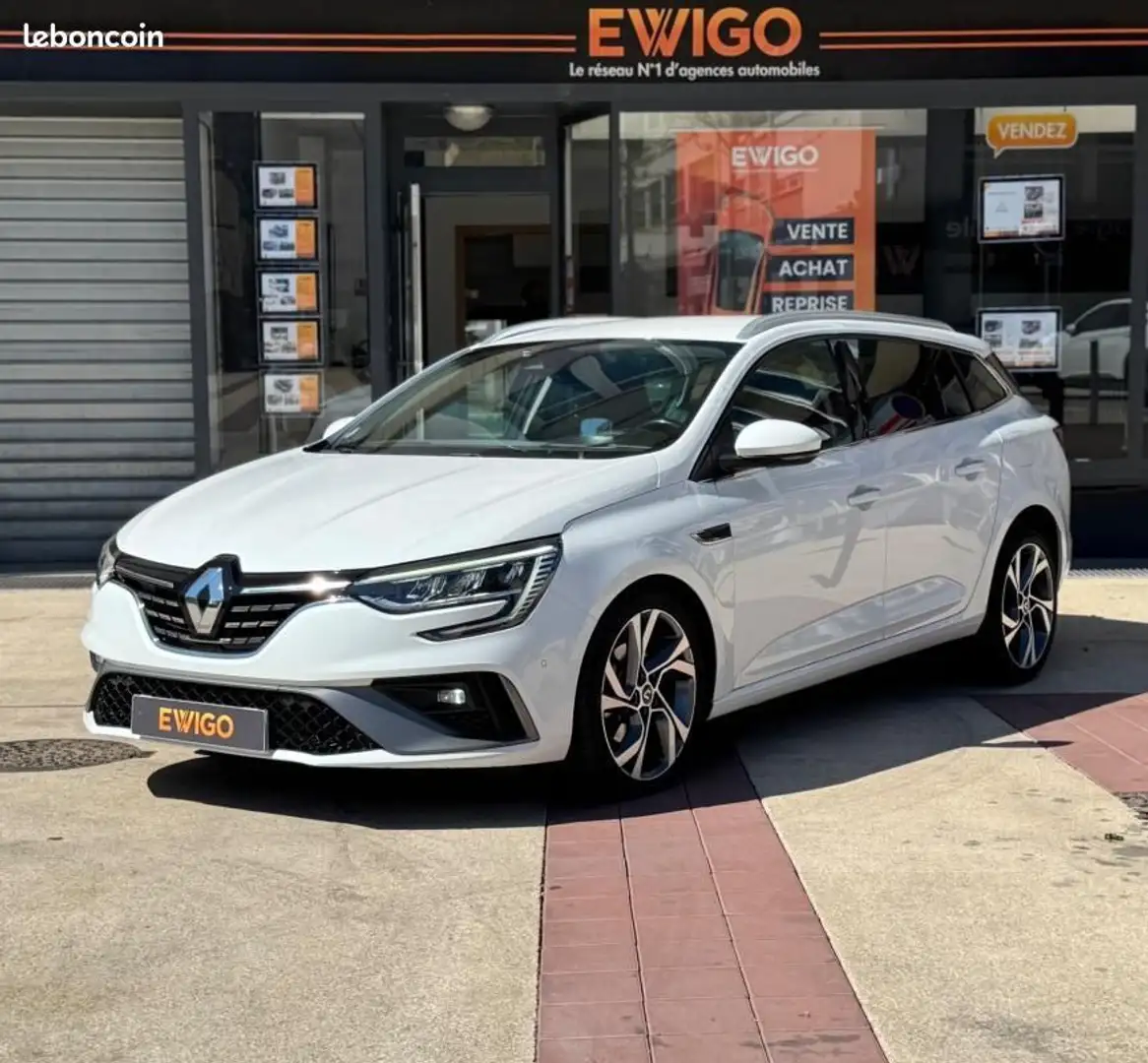 Renault Megane Mégane ESTATE RS LINE 1.6 160CH E-TECH HYBRIDE PLU Blanc - 1