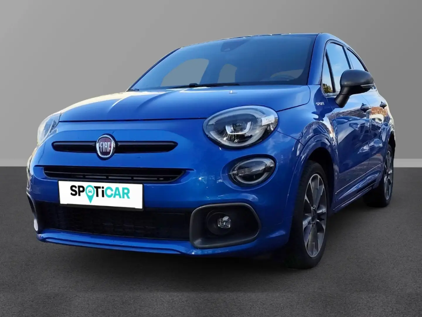 Fiat 500X Sport El. Panodach Klimaautom Temp Navi LED Lenkra Blau - 2