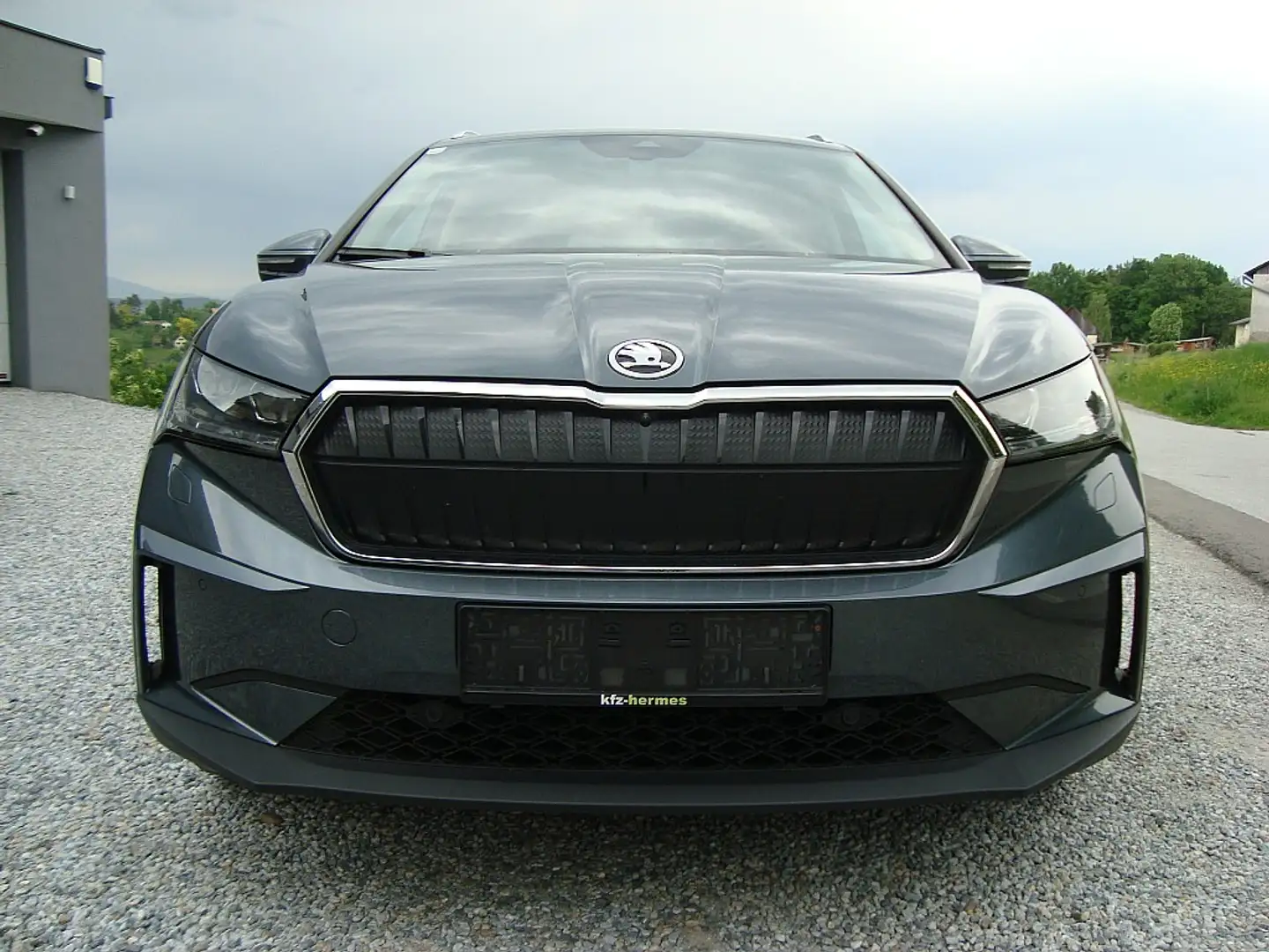 Skoda Enyaq iV 80 Voll Garantie 1-Besitz !! Grau - 1