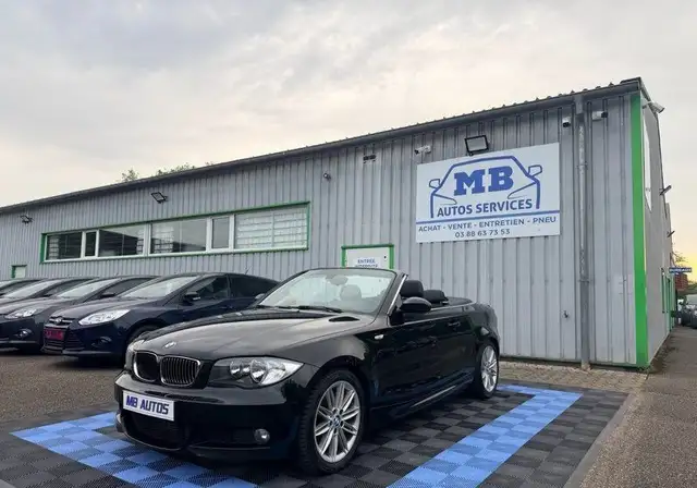 BMW 120 120d 177cv Cabriolet Pack M GPS Cuir ClimAuto Régulateur Bluetooth Garantie 12 Mois