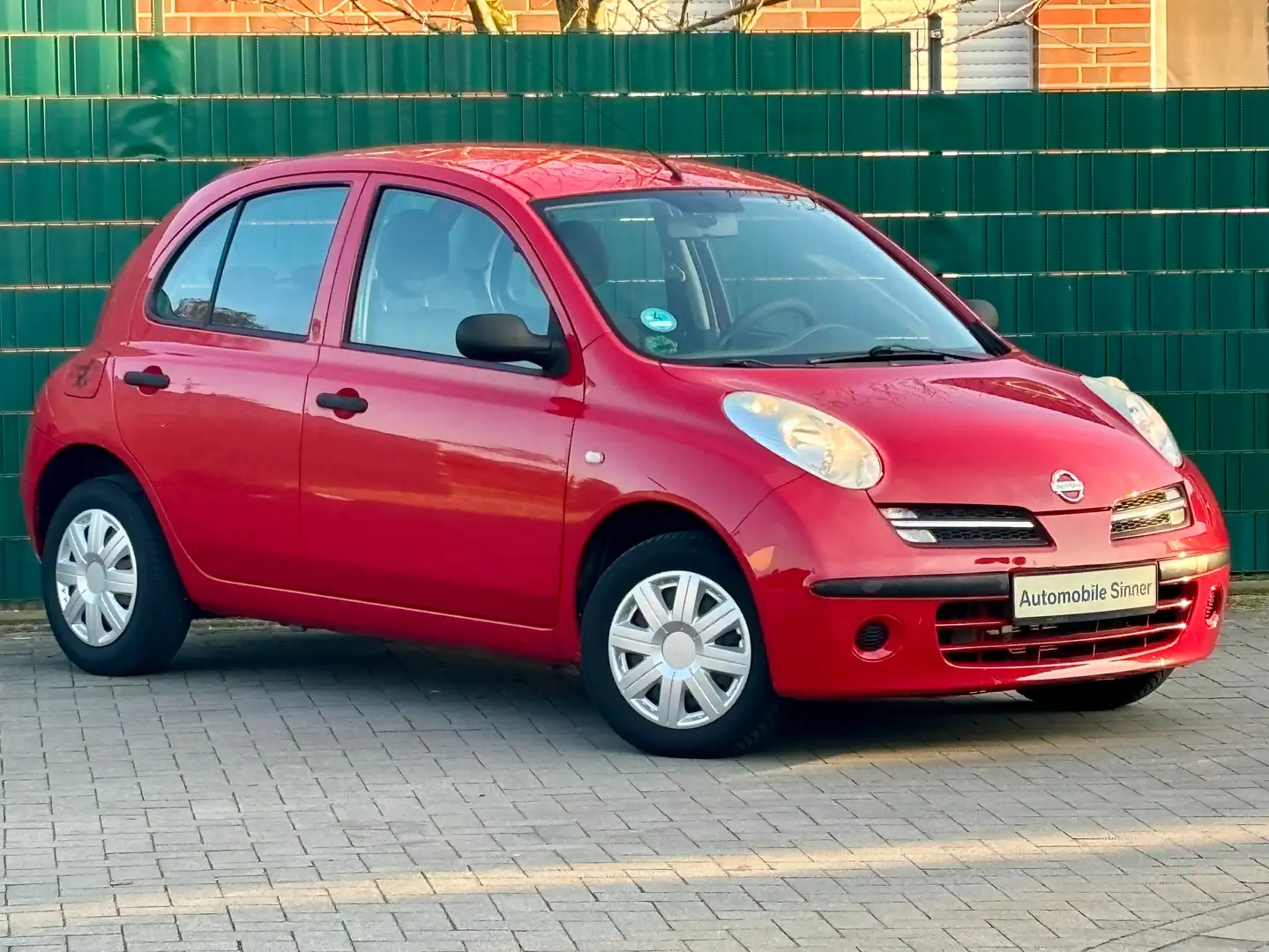 Nissan Micra 1.2l Klima+ TÜV NEU+ Gepflegt+ Allwetter+ AUX++ Rot - 2